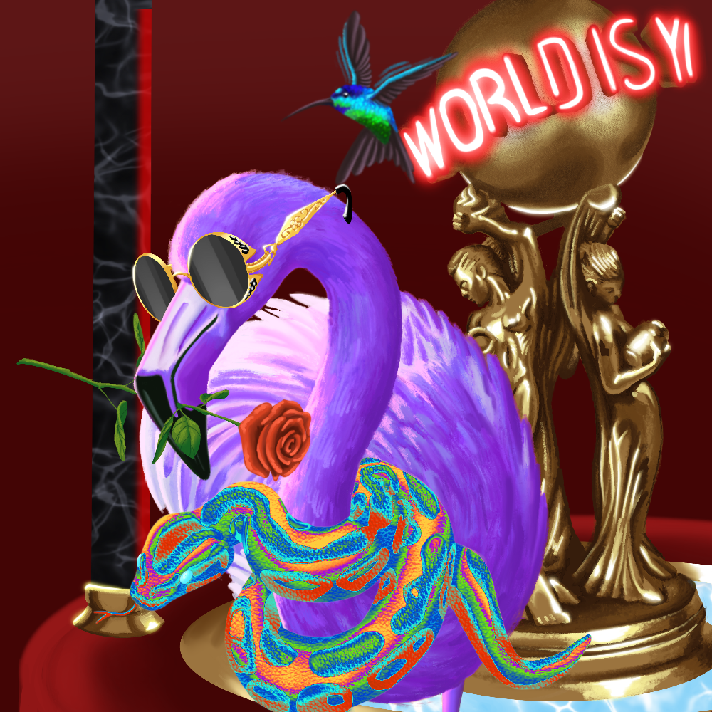 ReallyRichFlamingo #91 NFT on Algorand