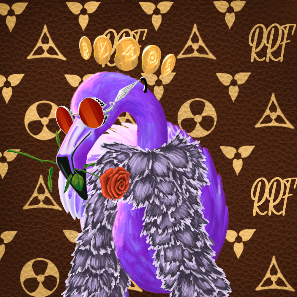 ReallyRichFlamingo #916 NFT on Algorand