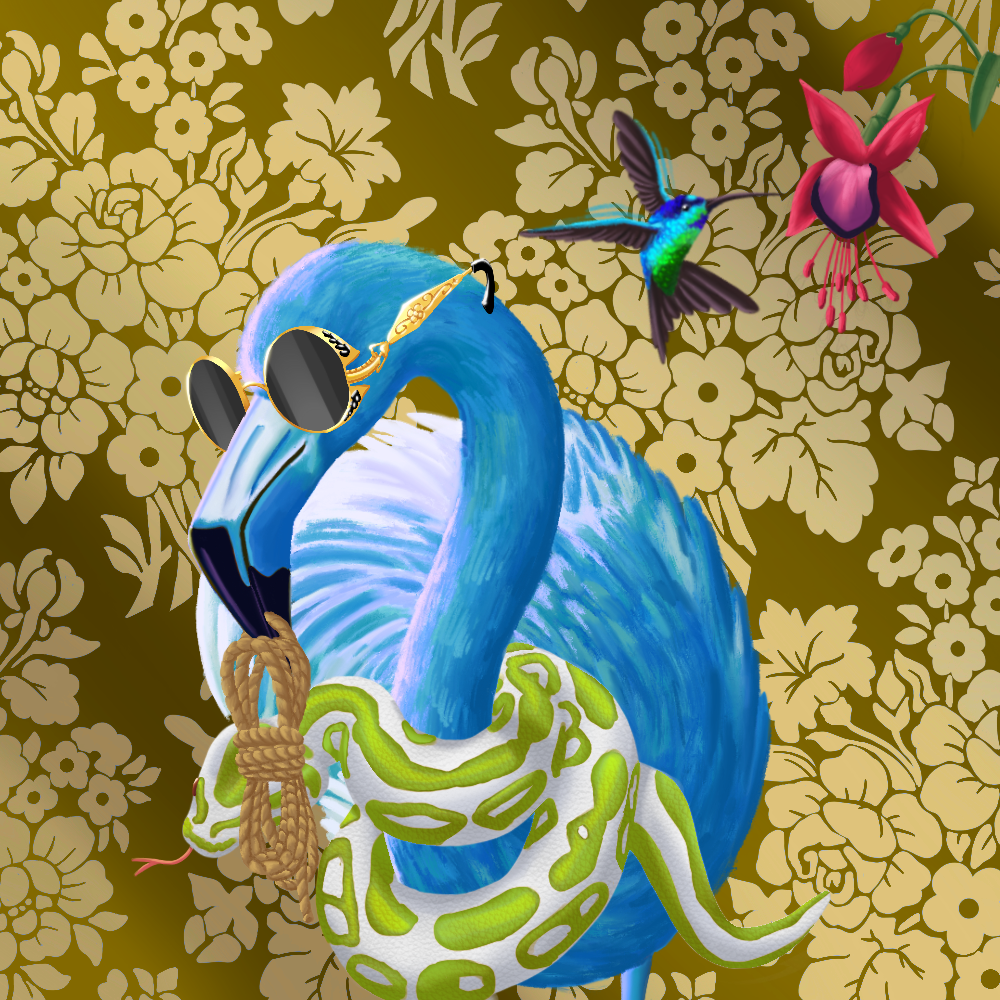 ReallyRichFlamingo #923 NFT on Algorand