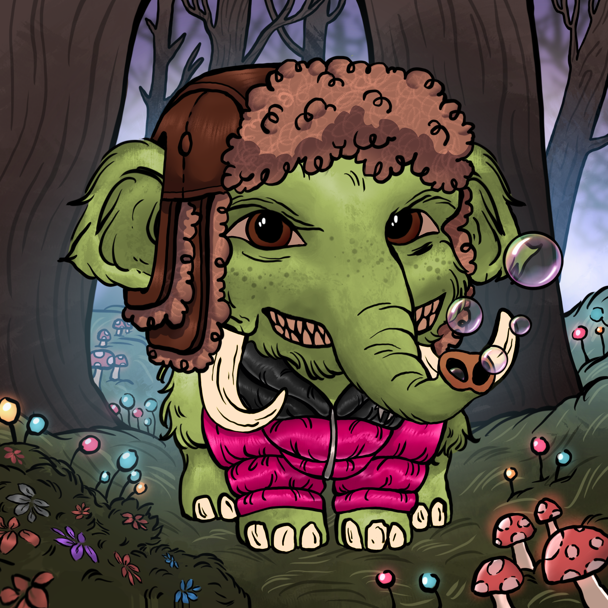 Naughty Mammoth #0999 NFT on Algorand