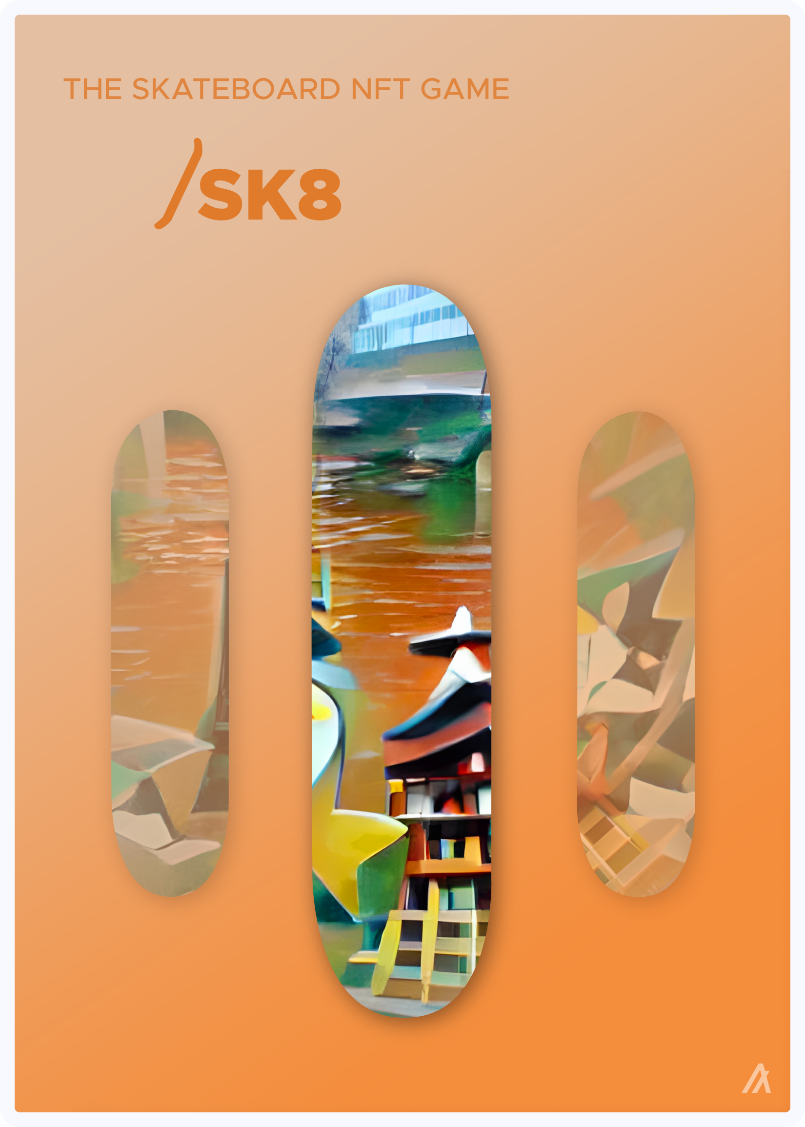 SK8 Deck #084 NFT on Algorand