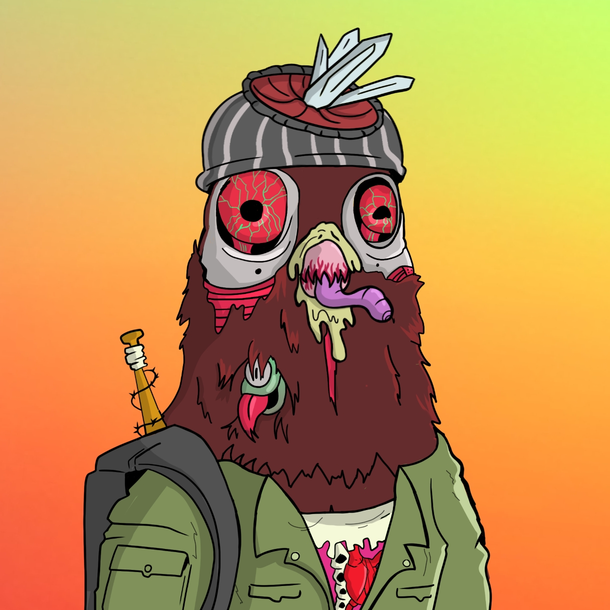 Mutant Ghetto Pigeon #388 NFT on Algorand