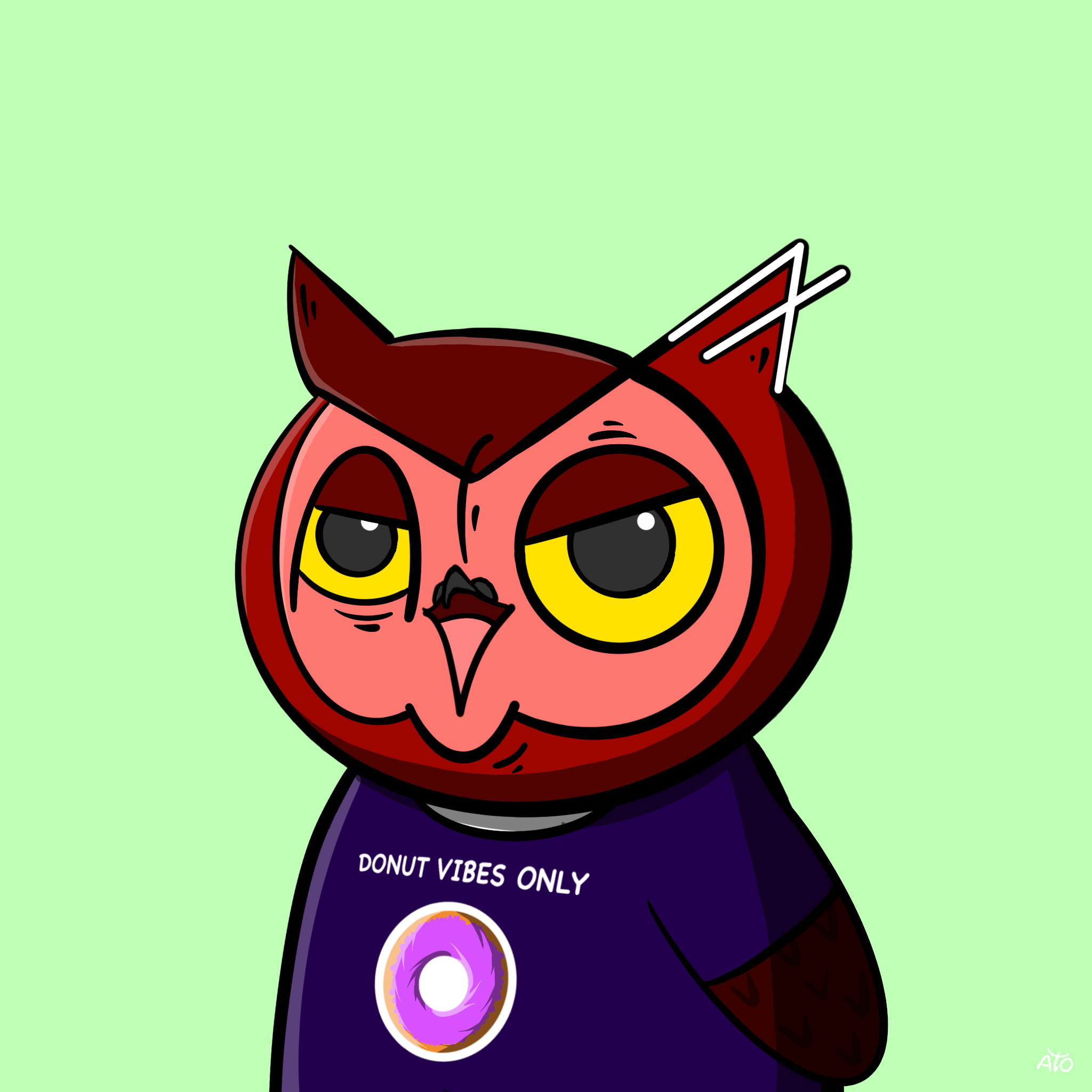 AOWL #1417 NFT on Algorand