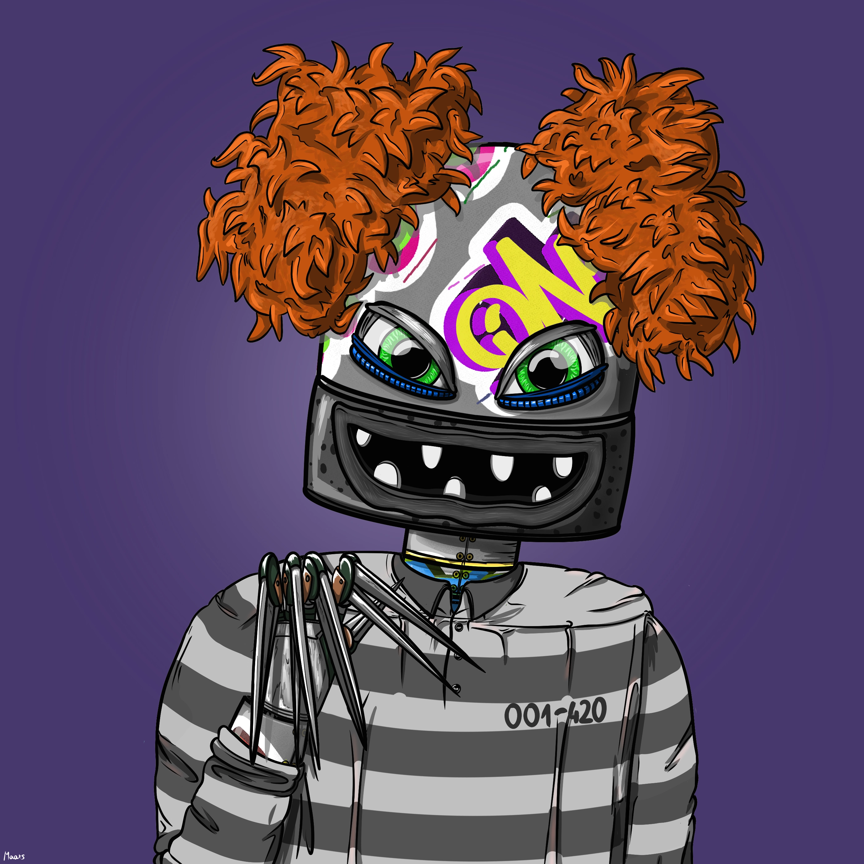 Mental Marvin #855 NFT on Algorand