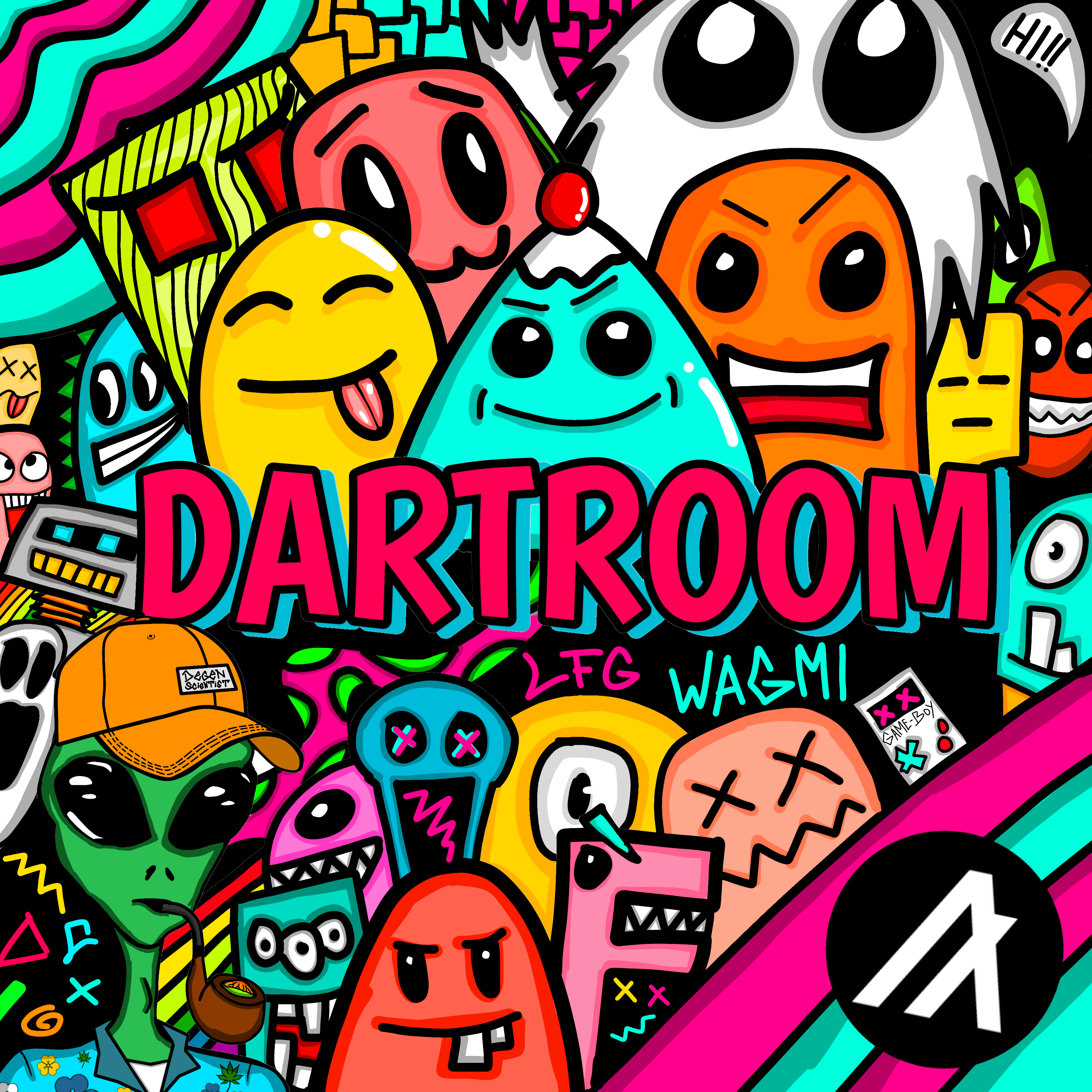 Dartroom Doodle NFT on Algorand