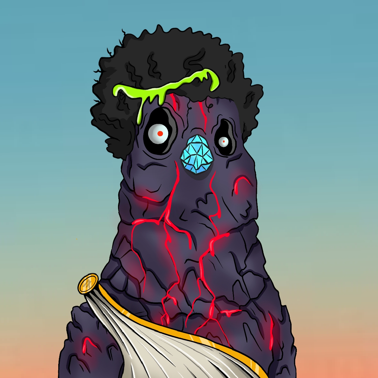 Mutant Ghetto Pigeon #151 NFT on Algorand