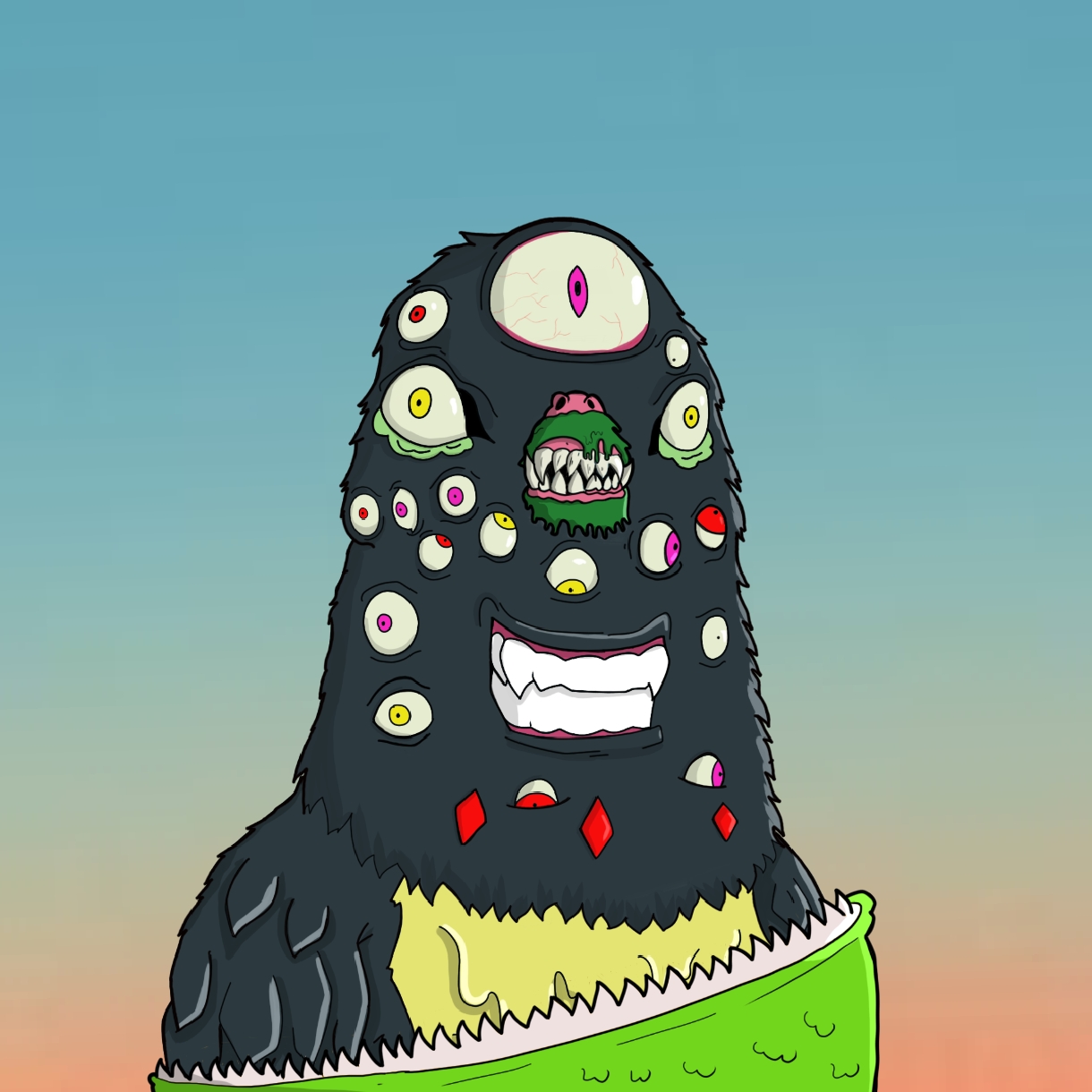 Mutant Ghetto Pigeon #141 NFT on Algorand