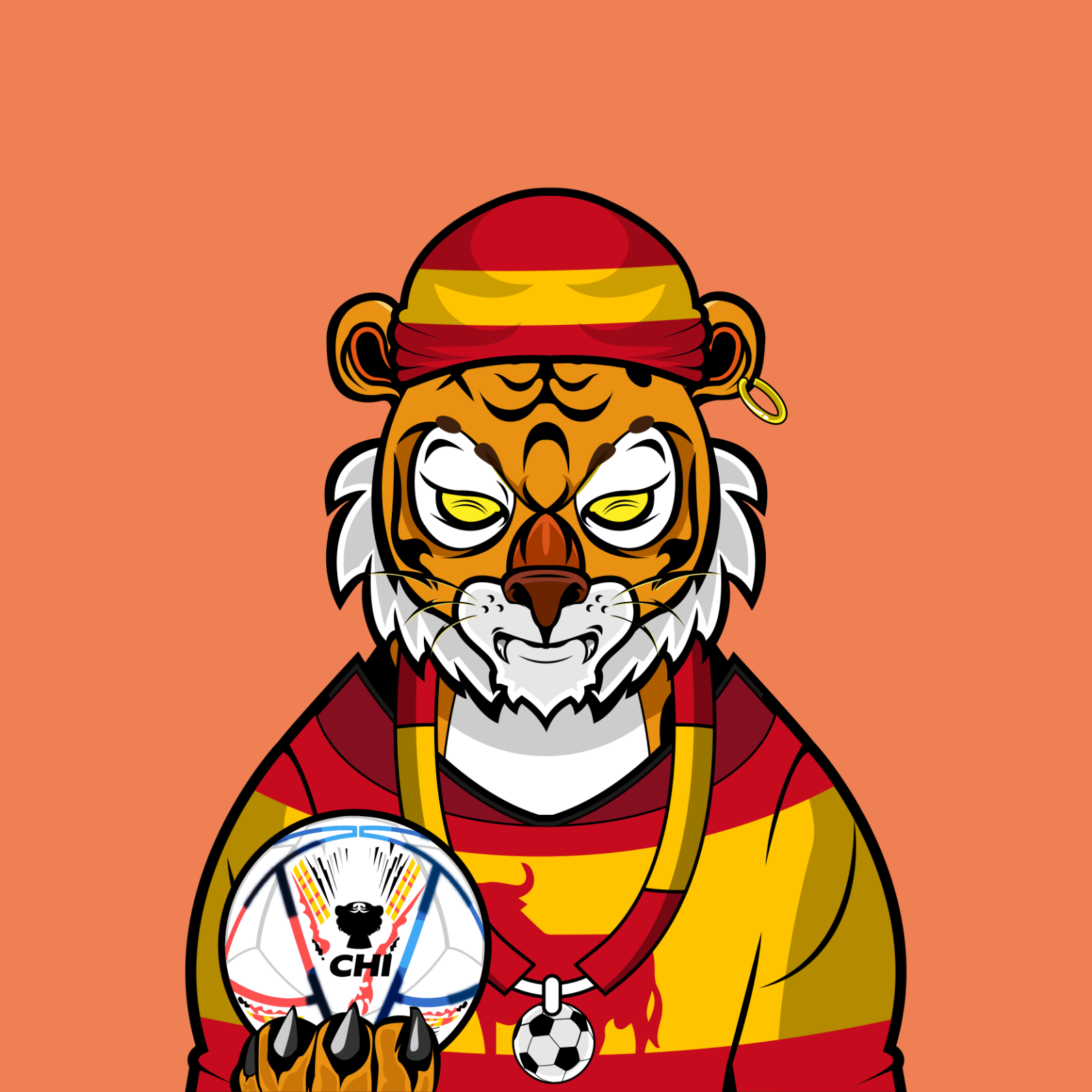 Football TigerChi #1338 NFT on Algorand