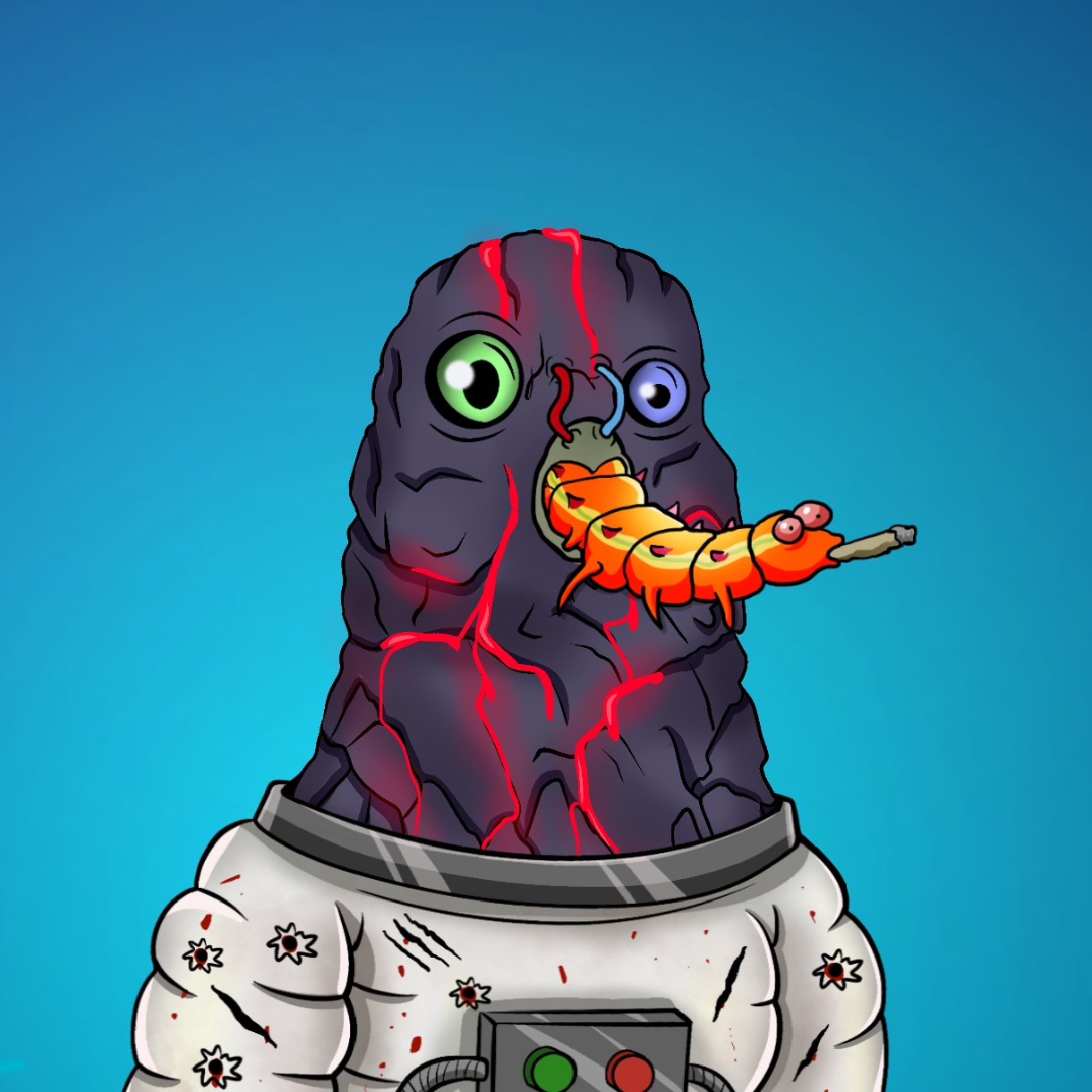 Mutant Ghetto Pigeon #485 NFT on Algorand