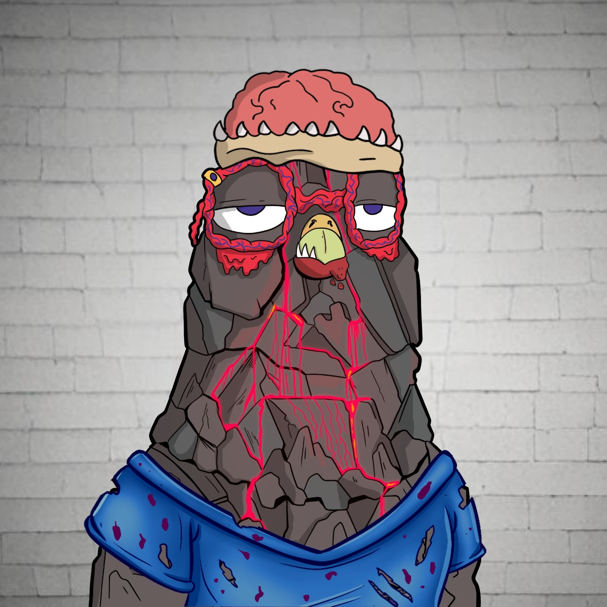 Mutant Ghetto Pigeon #206 NFT on Algorand