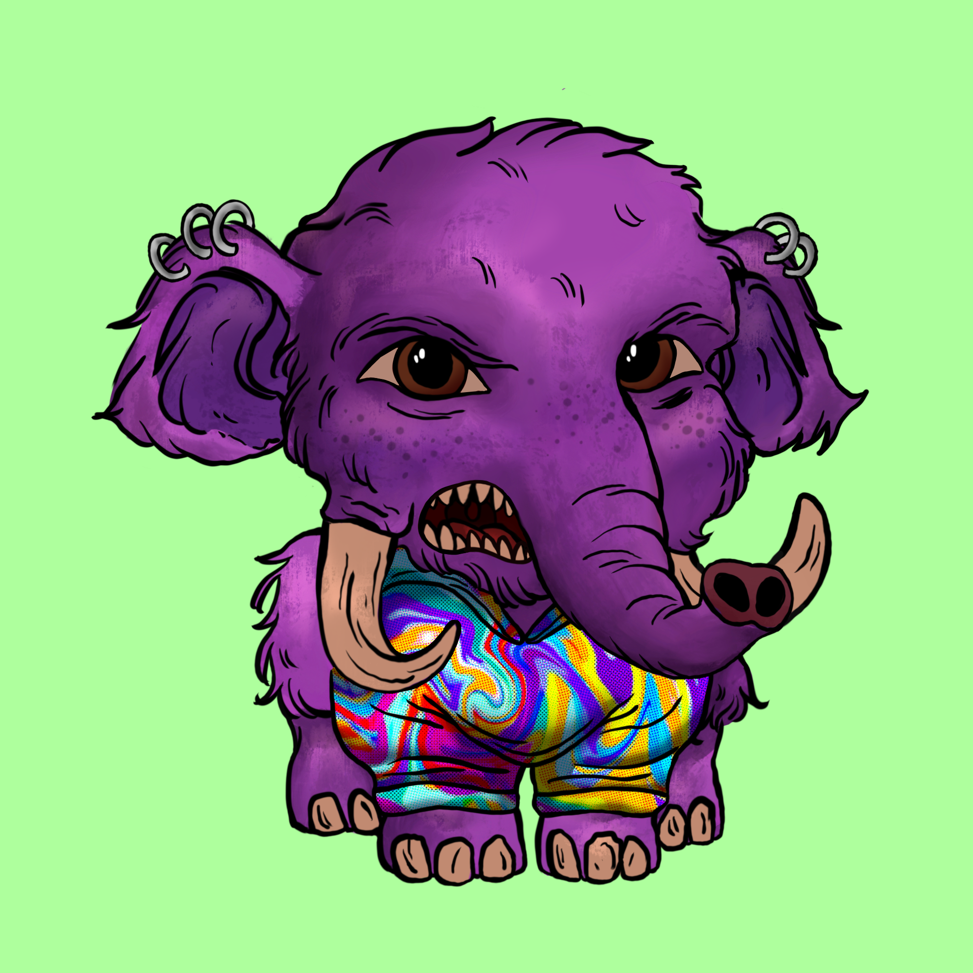 Naughty Mammoth #1045 NFT on Algorand