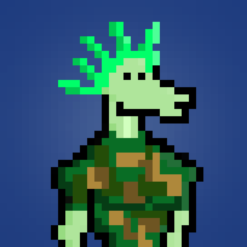 Pixel Dragon: #487 NFT on Algorand