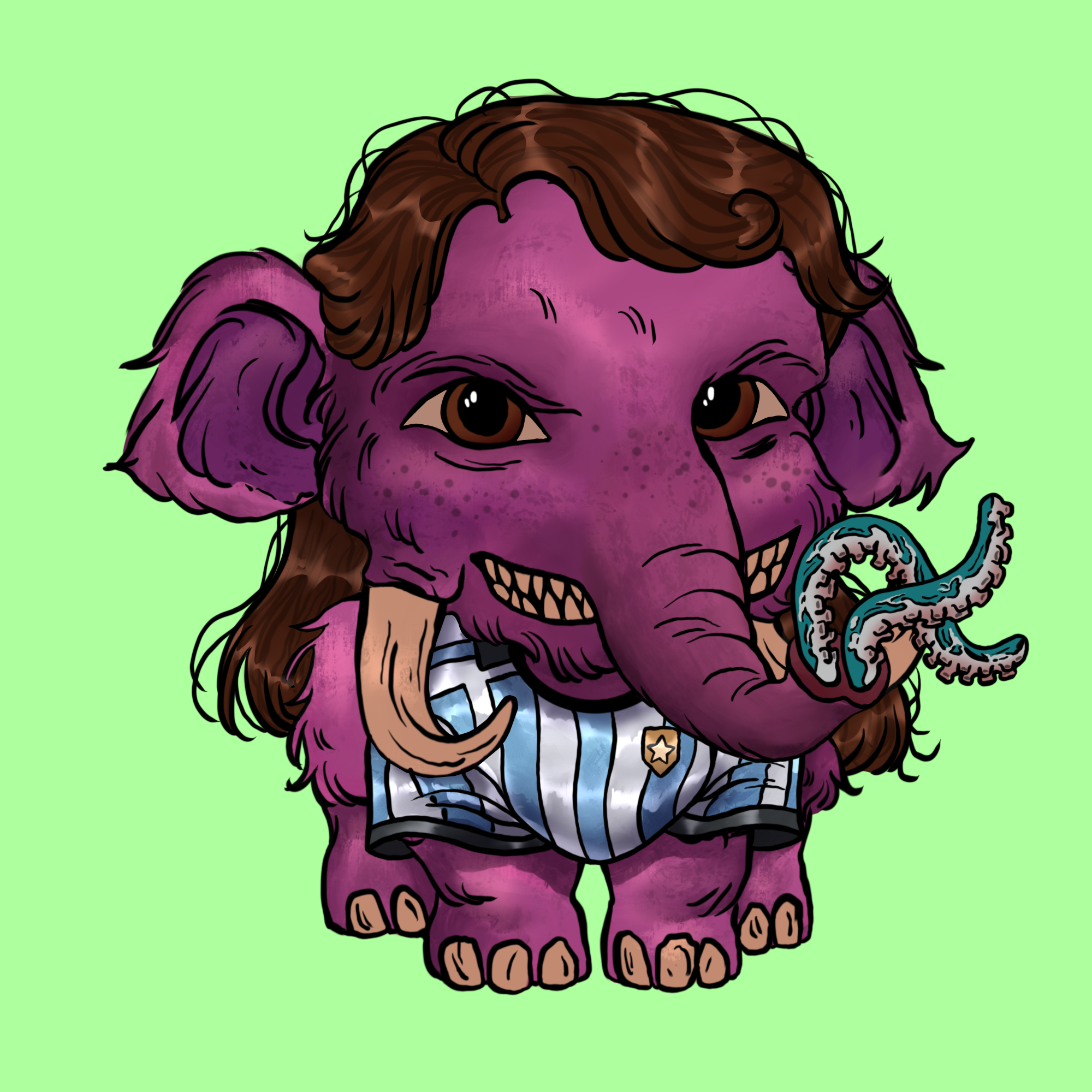 Naughty Mammoth #0026 NFT on Algorand