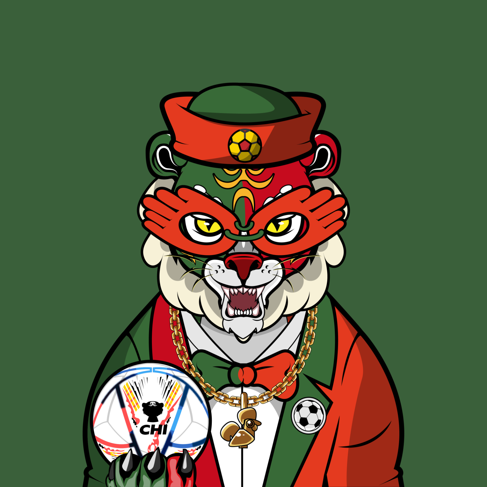 Football TigerChi #1441 NFT on Algorand
