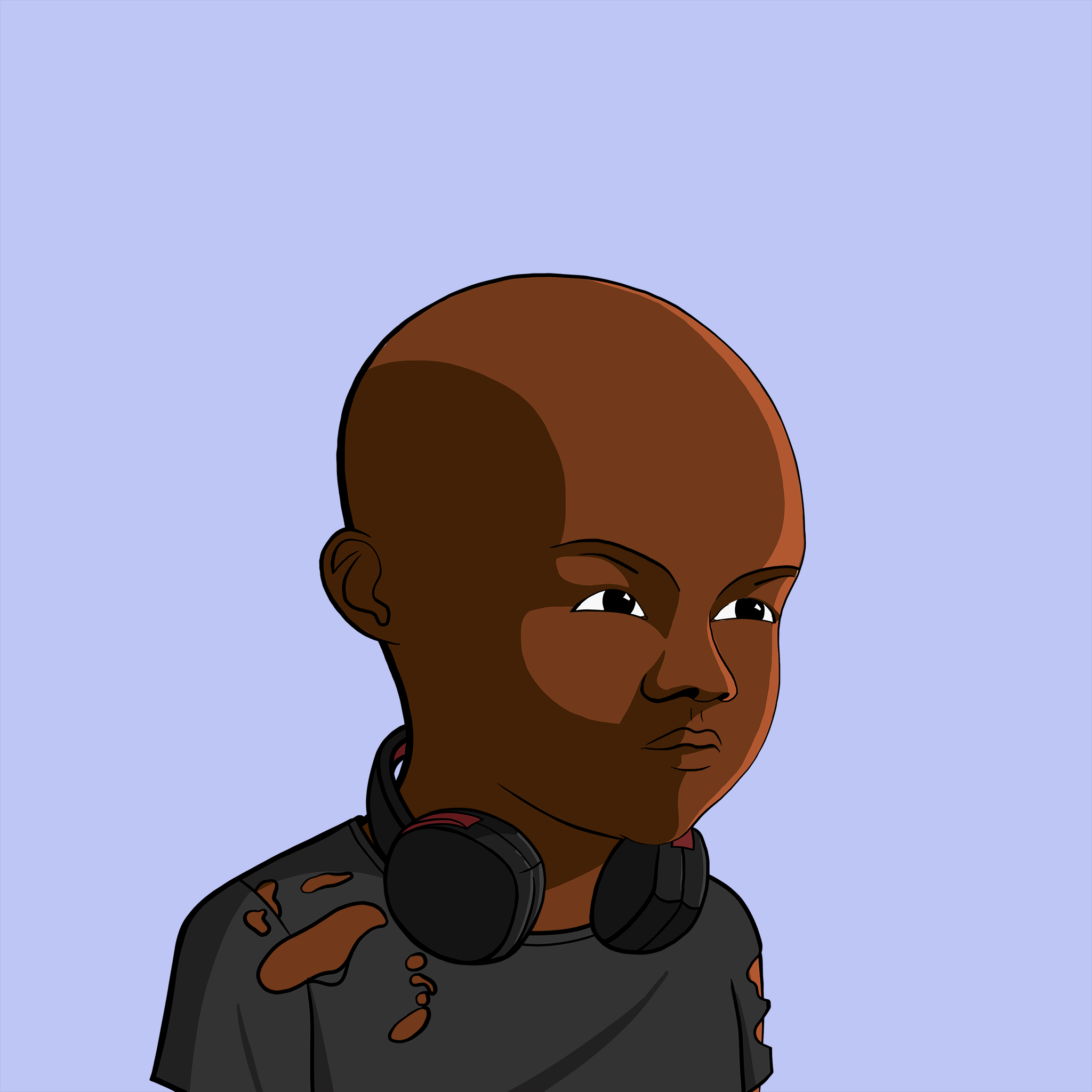 Bald Head #121 NFT on Algorand