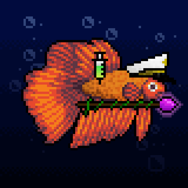 Fighting Fish #561 NFT on Algorand