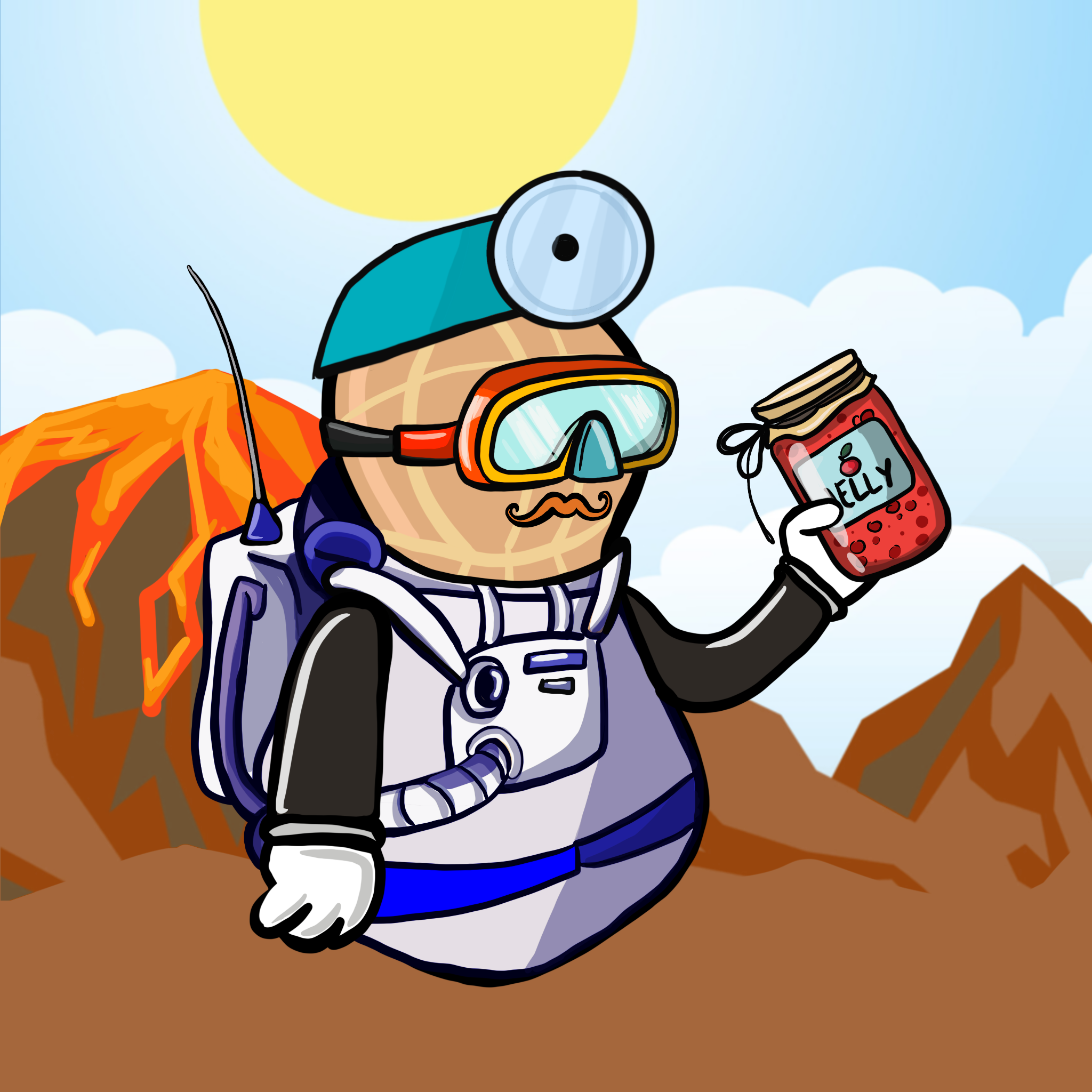 Dope Peanut Society #173 NFT on Algorand