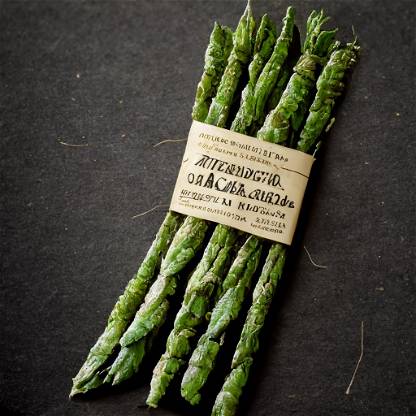 Asparagus, Unreadable Label