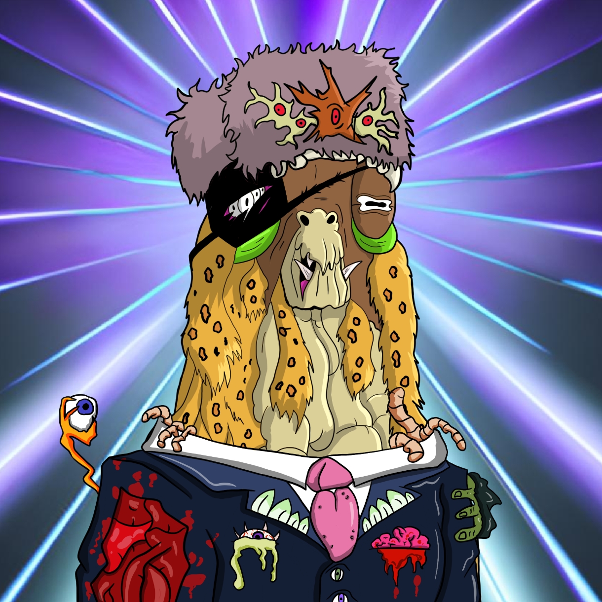 Mutant Ghetto Pigeon #556 NFT on Algorand