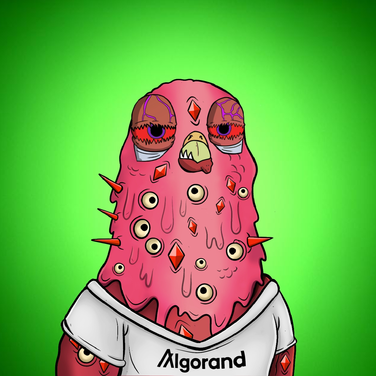 Mutant Ghetto Pigeon #493 NFT on Algorand