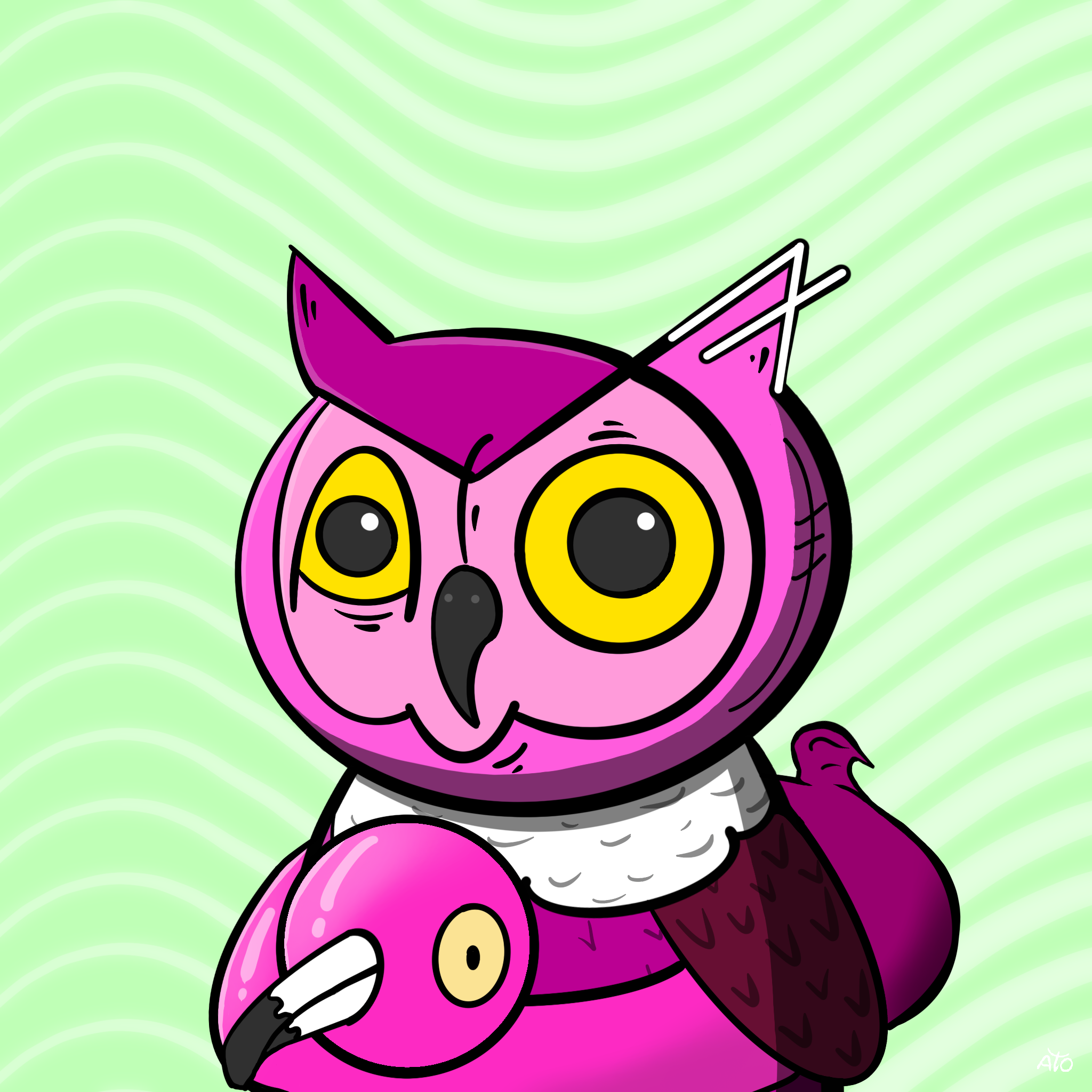AOWL #665 NFT on Algorand