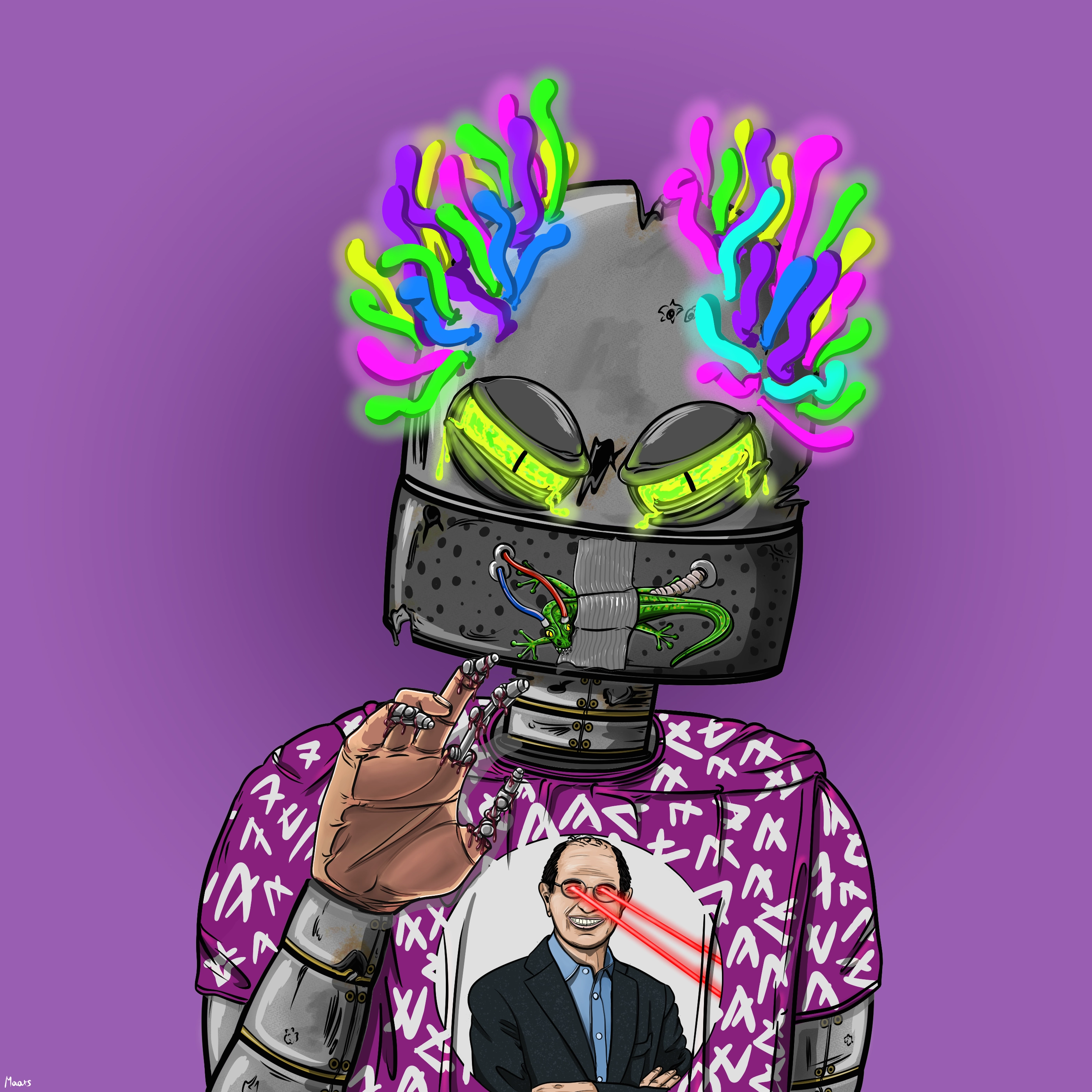 Mental Marvin #870 NFT on Algorand