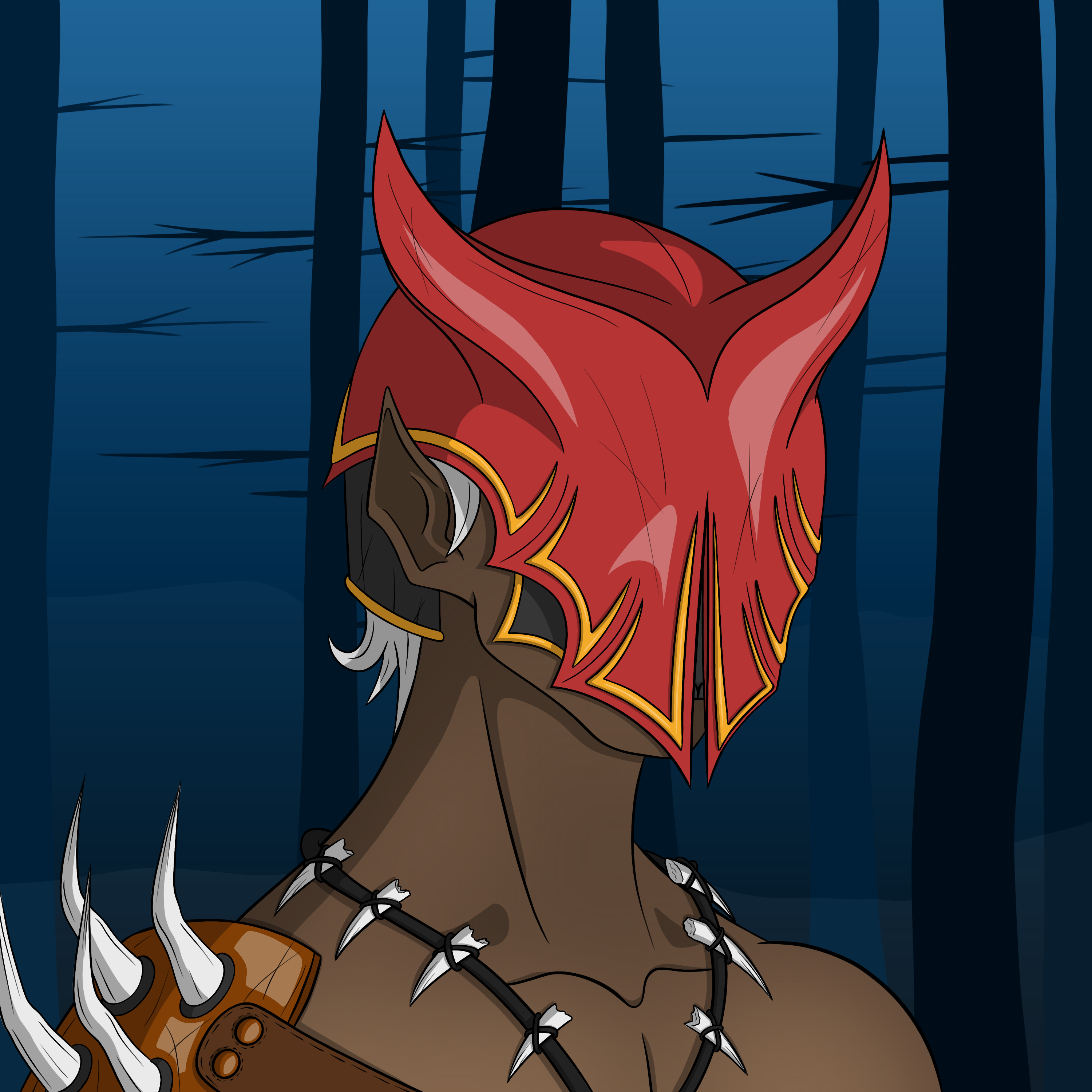 Dark Coin Champion #0021 NFT on Algorand