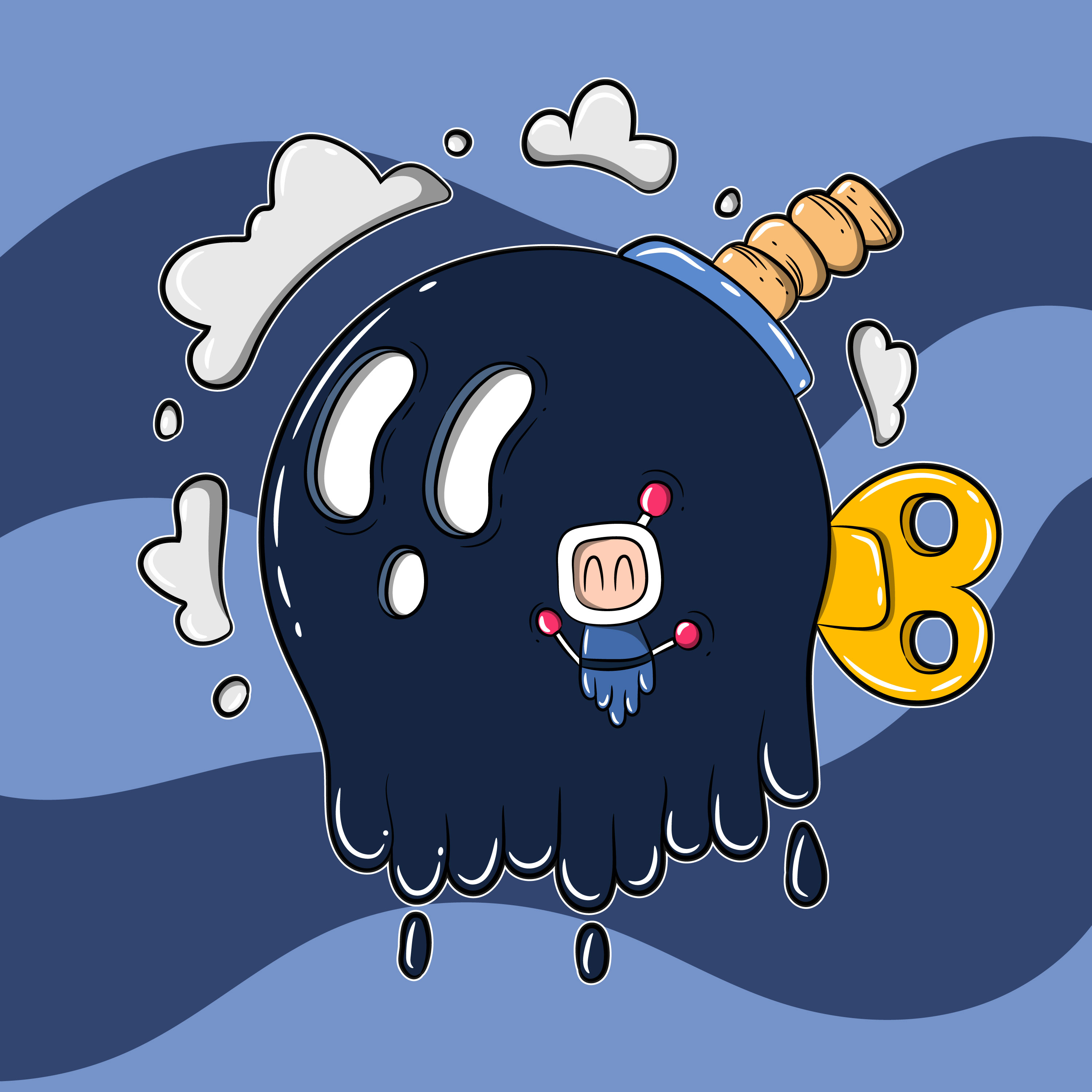 Dripping Balls #0139 NFT on Algorand