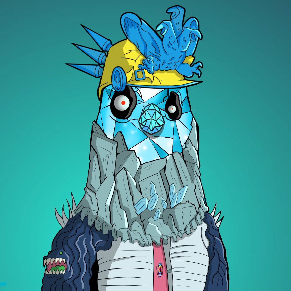 Mutant Ghetto Pigeon #353 NFT on Algorand