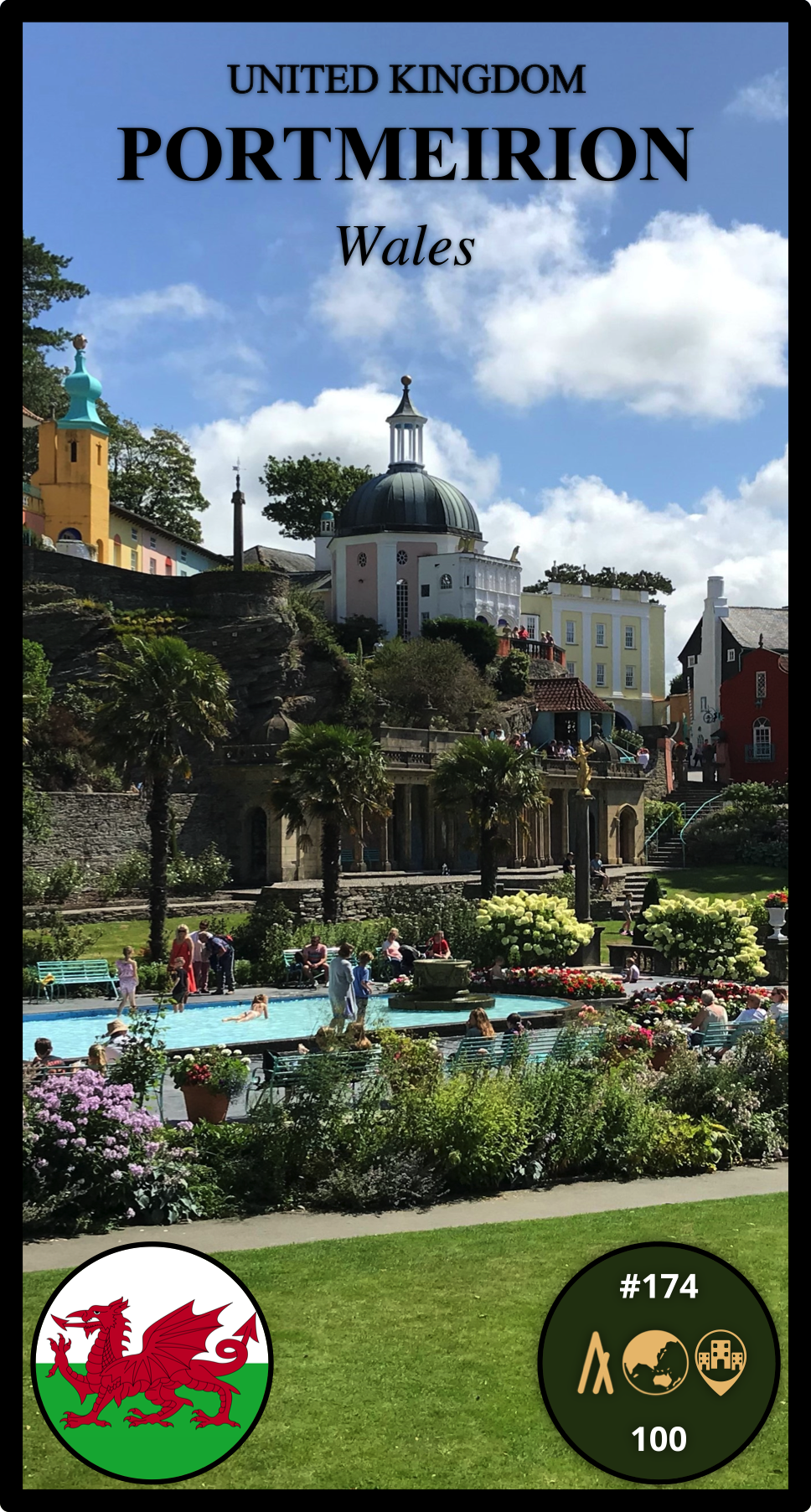 AWC #174 - Portmeirion, UK NFT on Algorand
