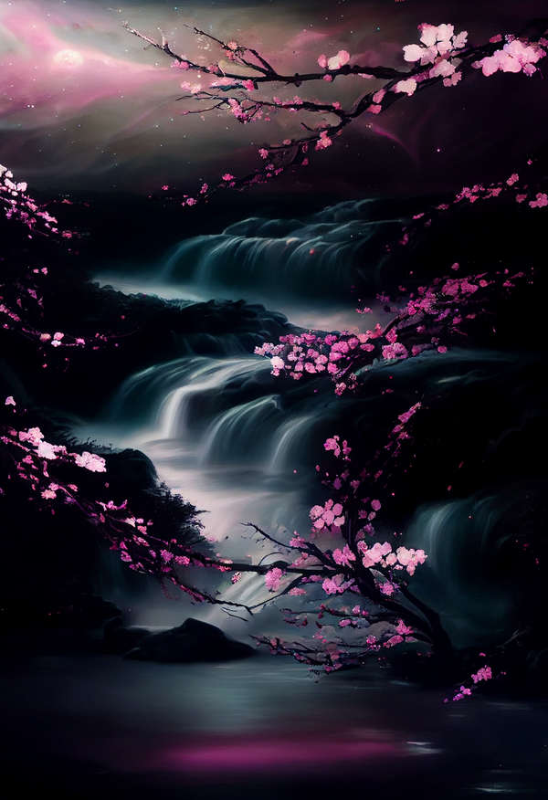 An image of Cherry Blossom Night #14