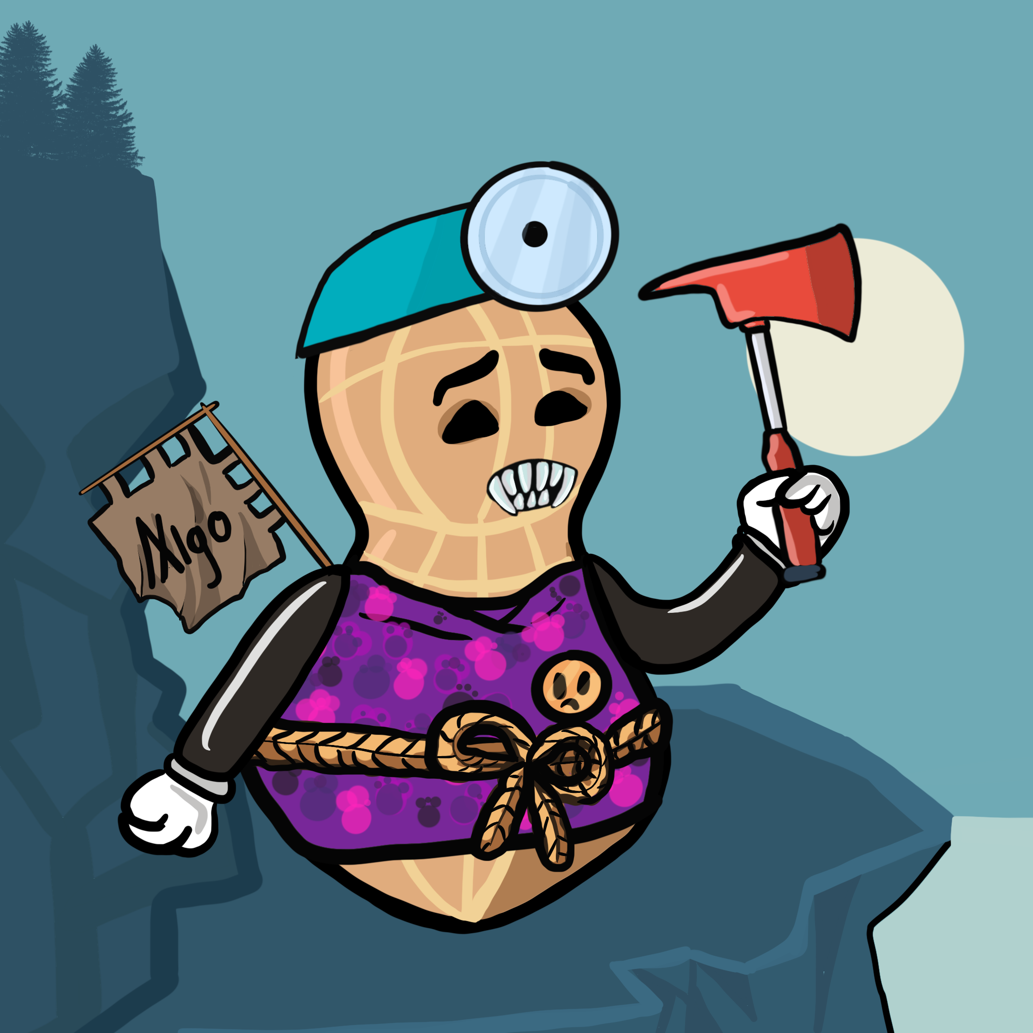 Dope Peanut Society #748 NFT on Algorand