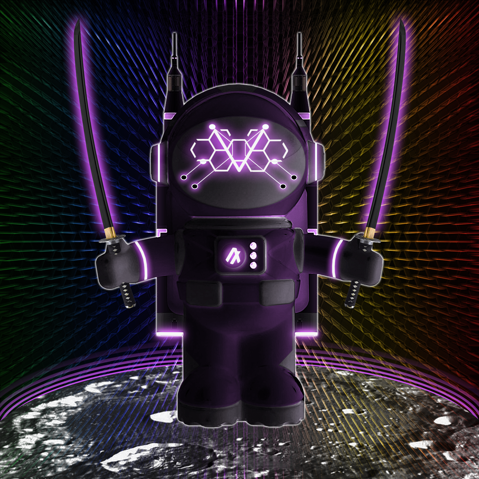 Algonautz 109 - CYBZ Dark Prism NFT on Algorand