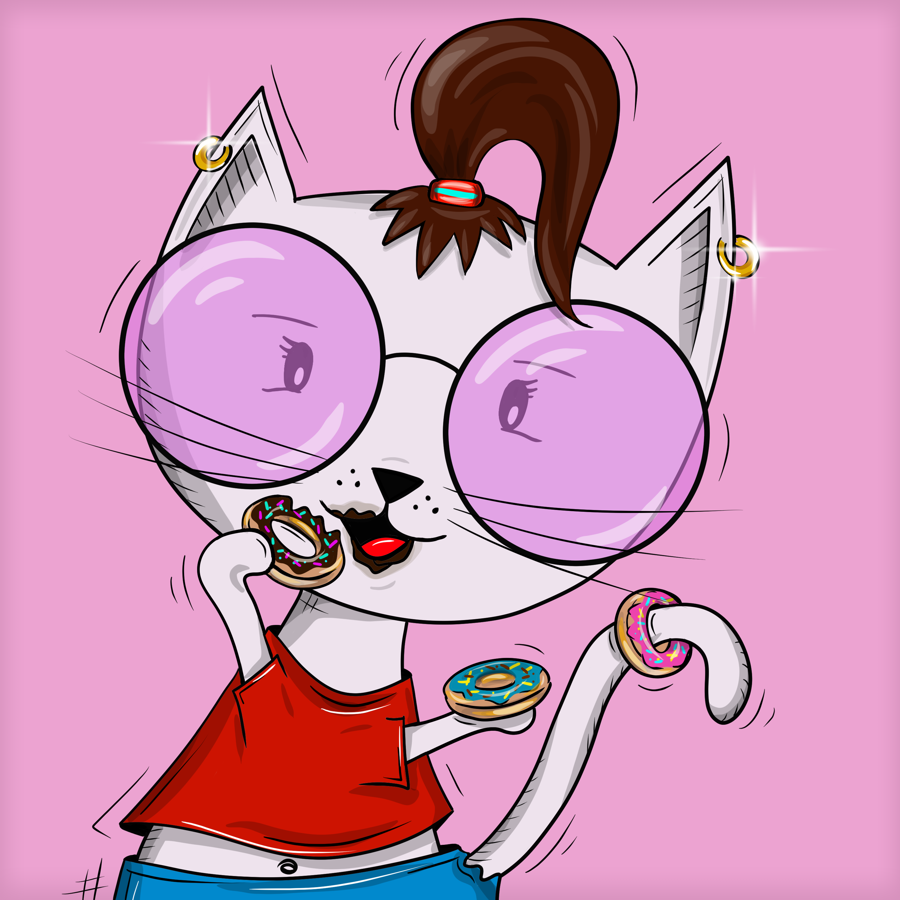 Algo Spectacular Cats #076 NFT on Algorand