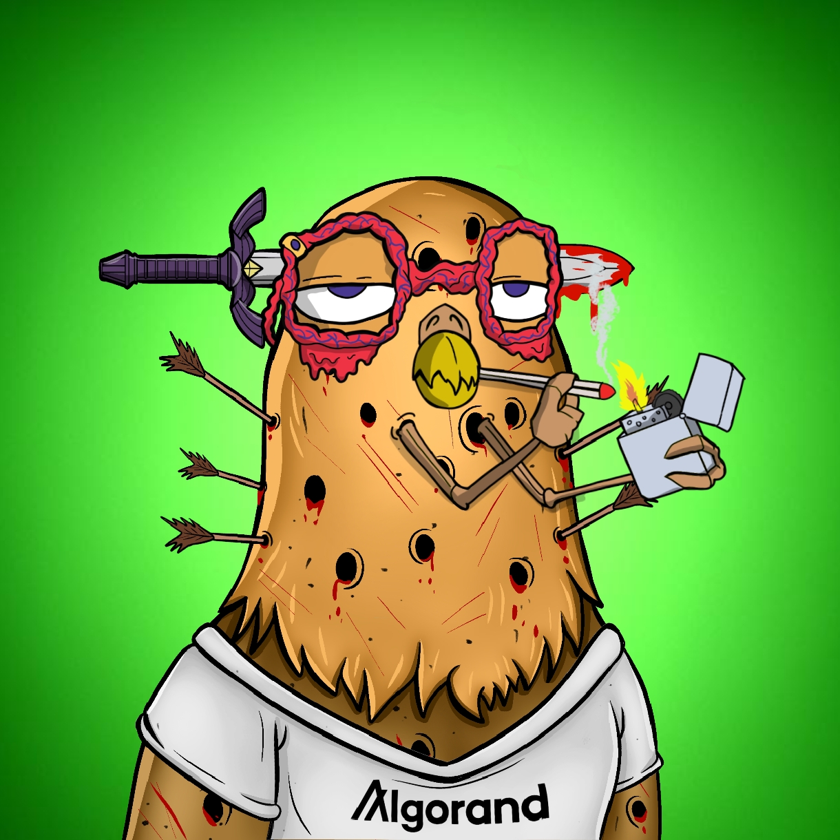 Mutant Ghetto Pigeon #271 NFT on Algorand
