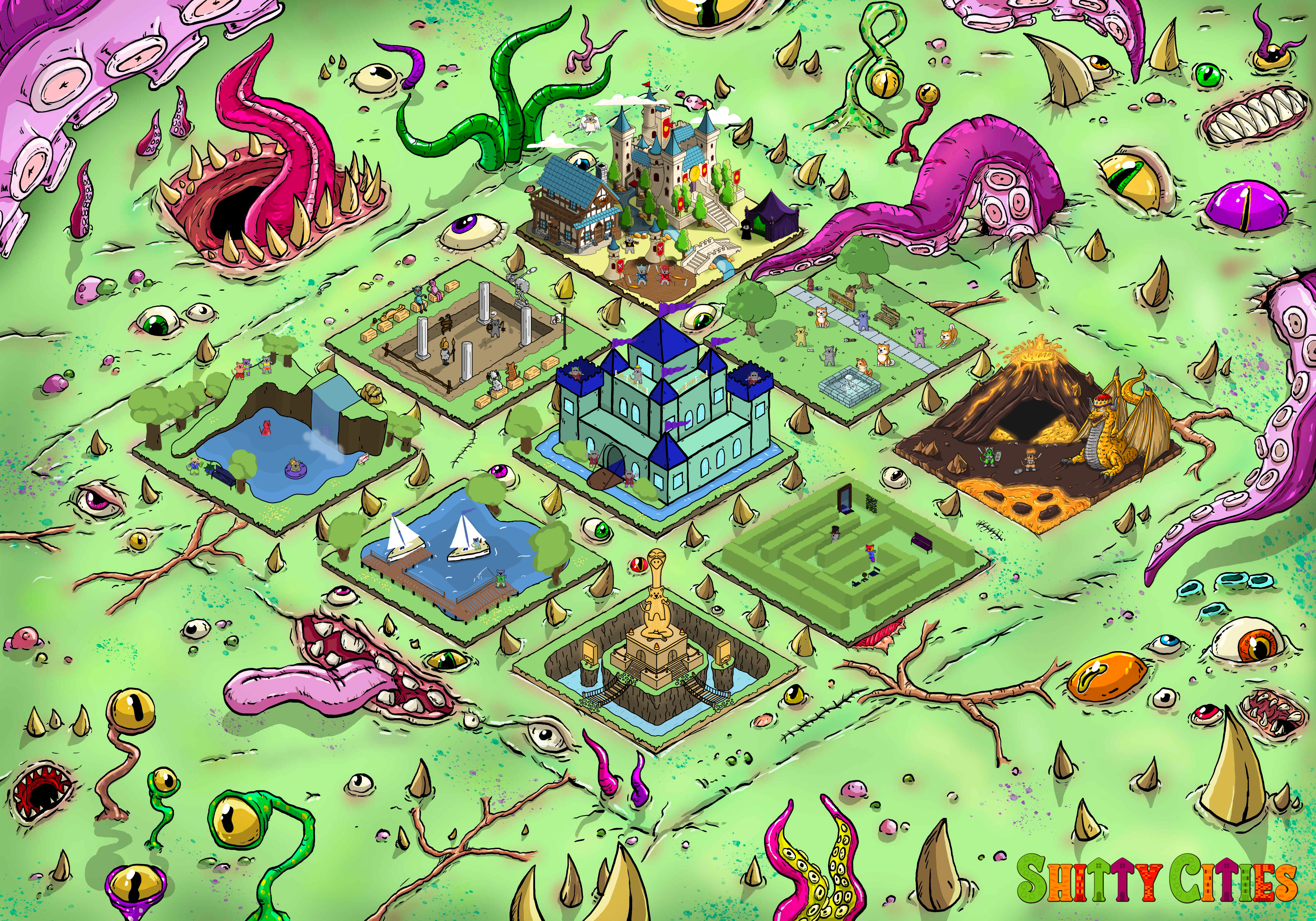 Shitty City #312 NFT on Algorand