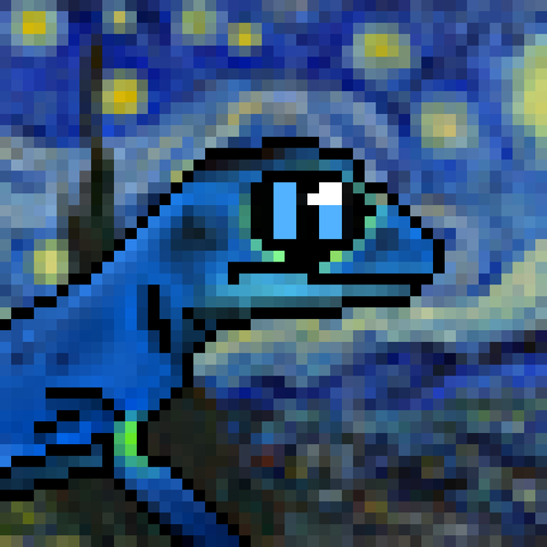 Image of Pixel Geko: #0025