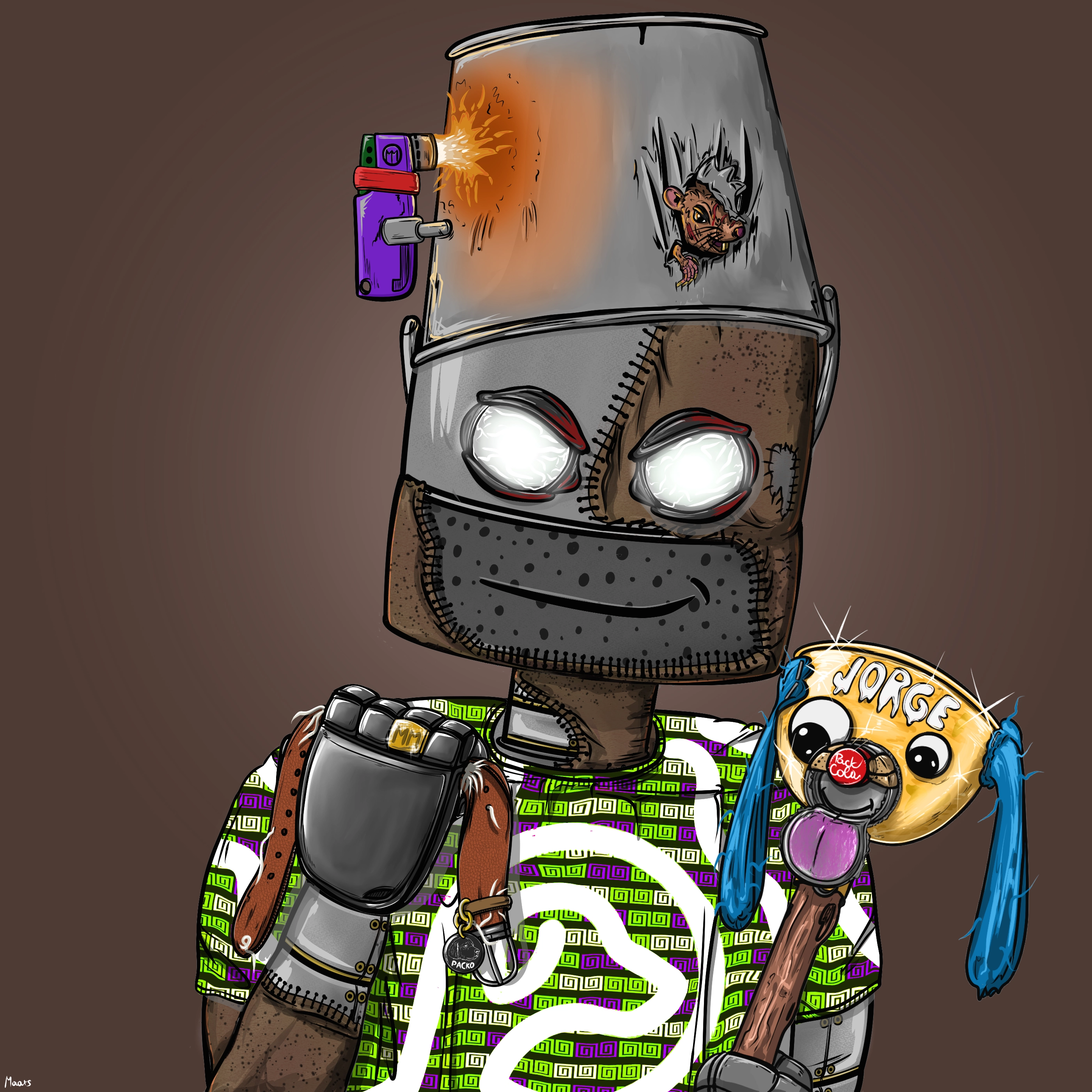 Mental Marvin #1387 NFT on Algorand