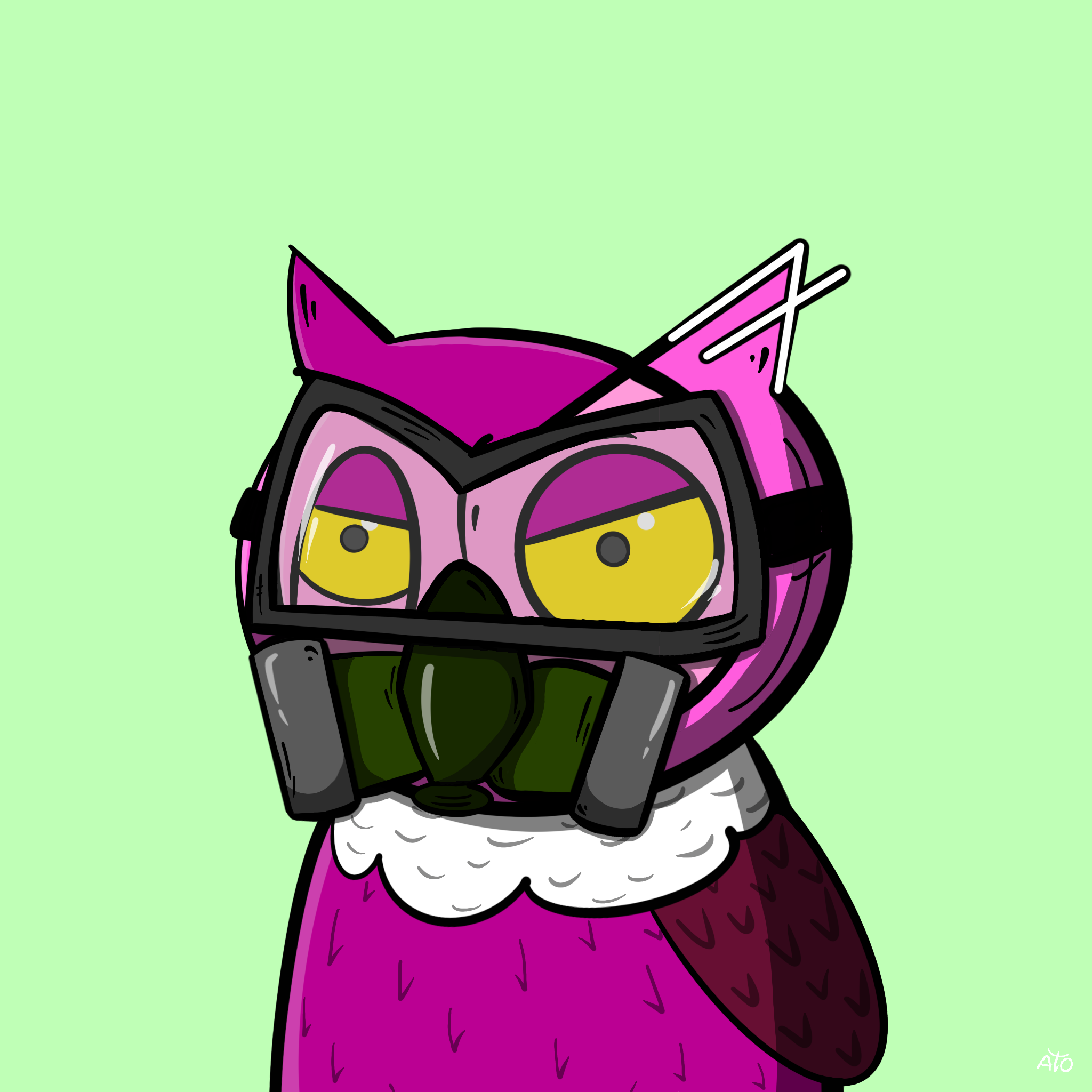 AOWL #198 NFT on Algorand