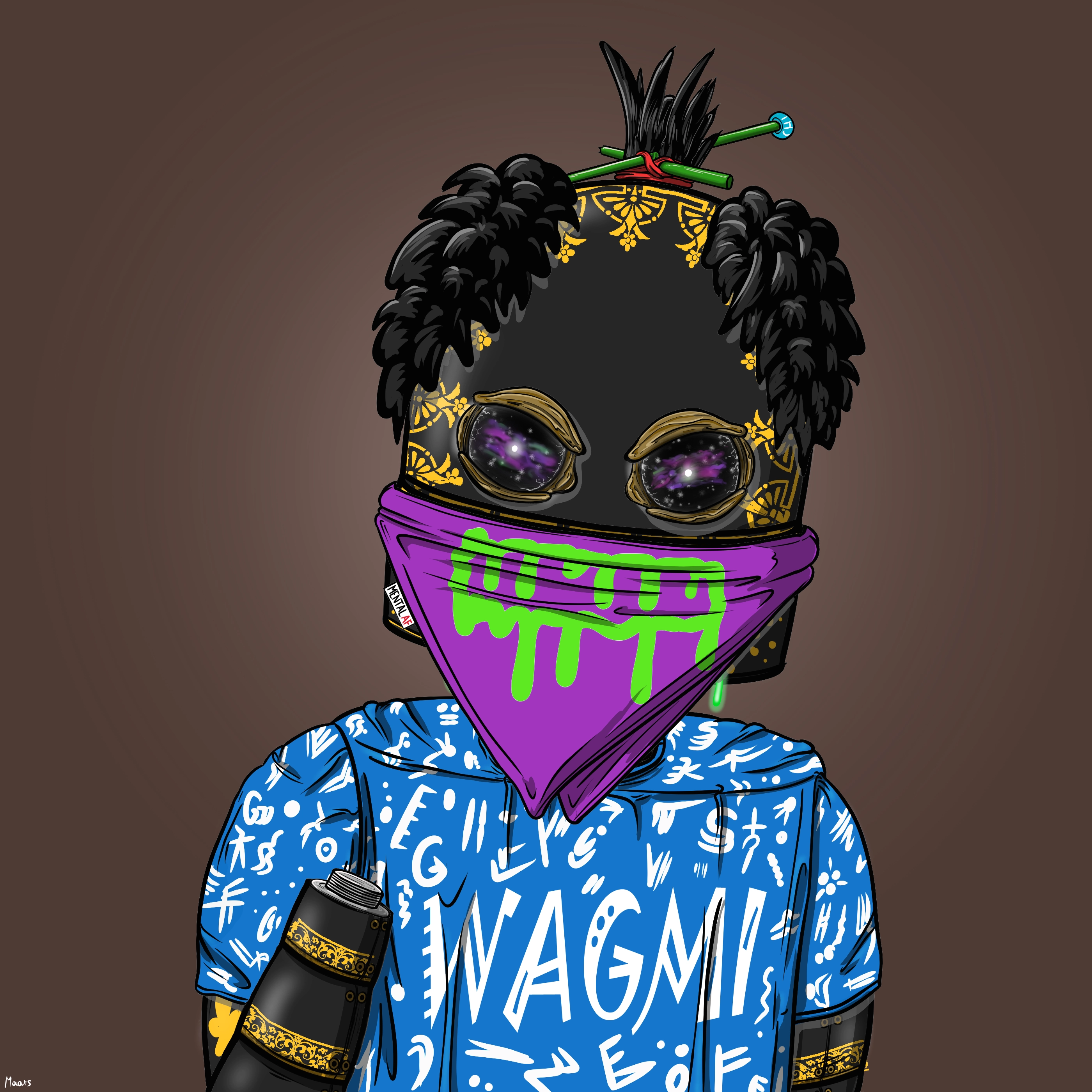 Mental Marvin #734 NFT on Algorand