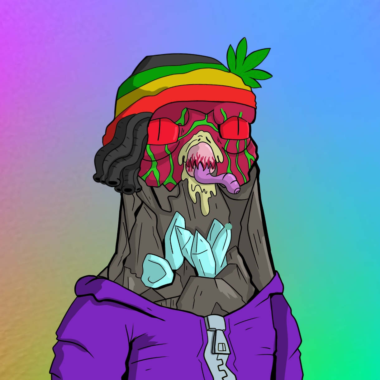 Mutant Ghetto Pigeon #205 NFT on Algorand