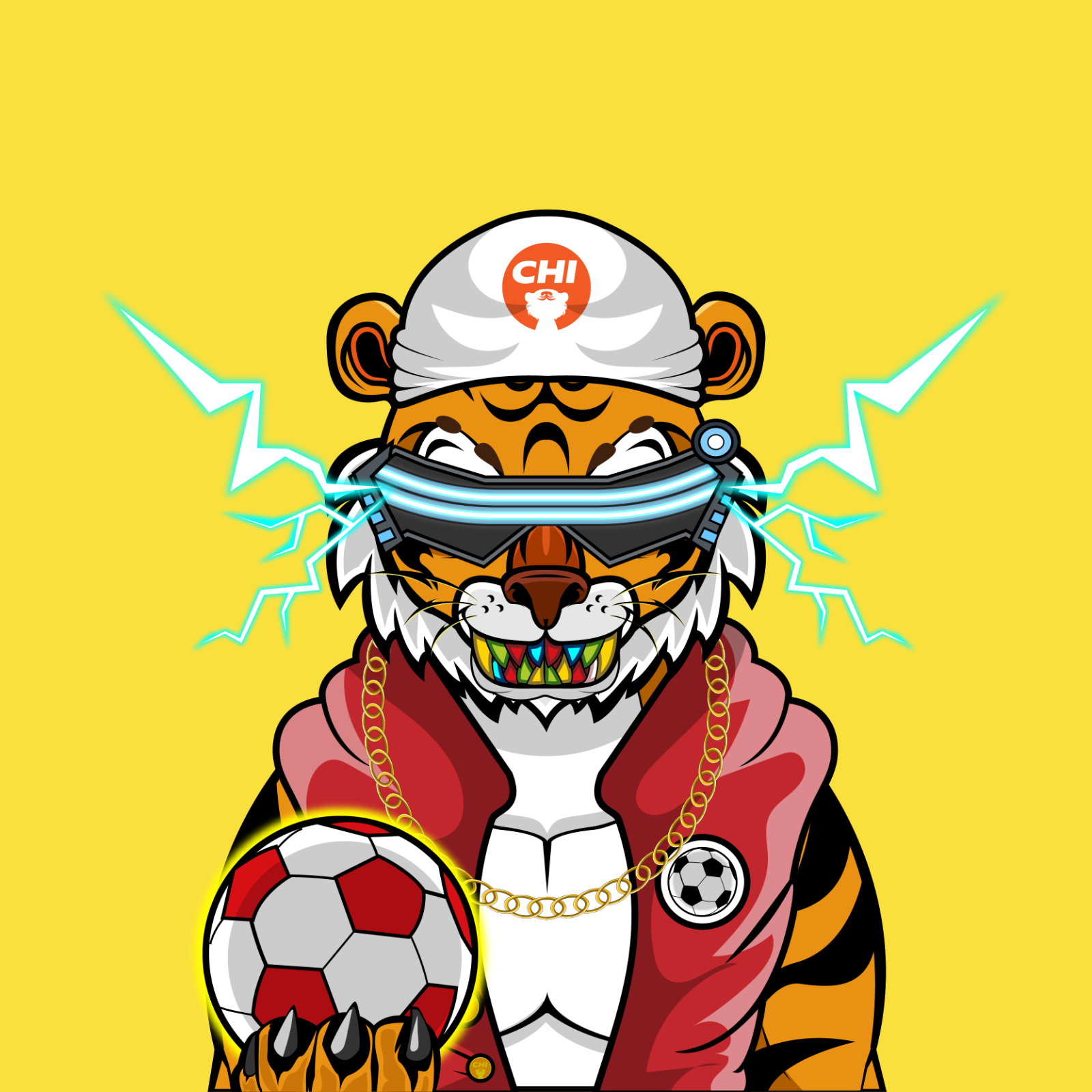 Football TigerChi #1886 NFT on Algorand