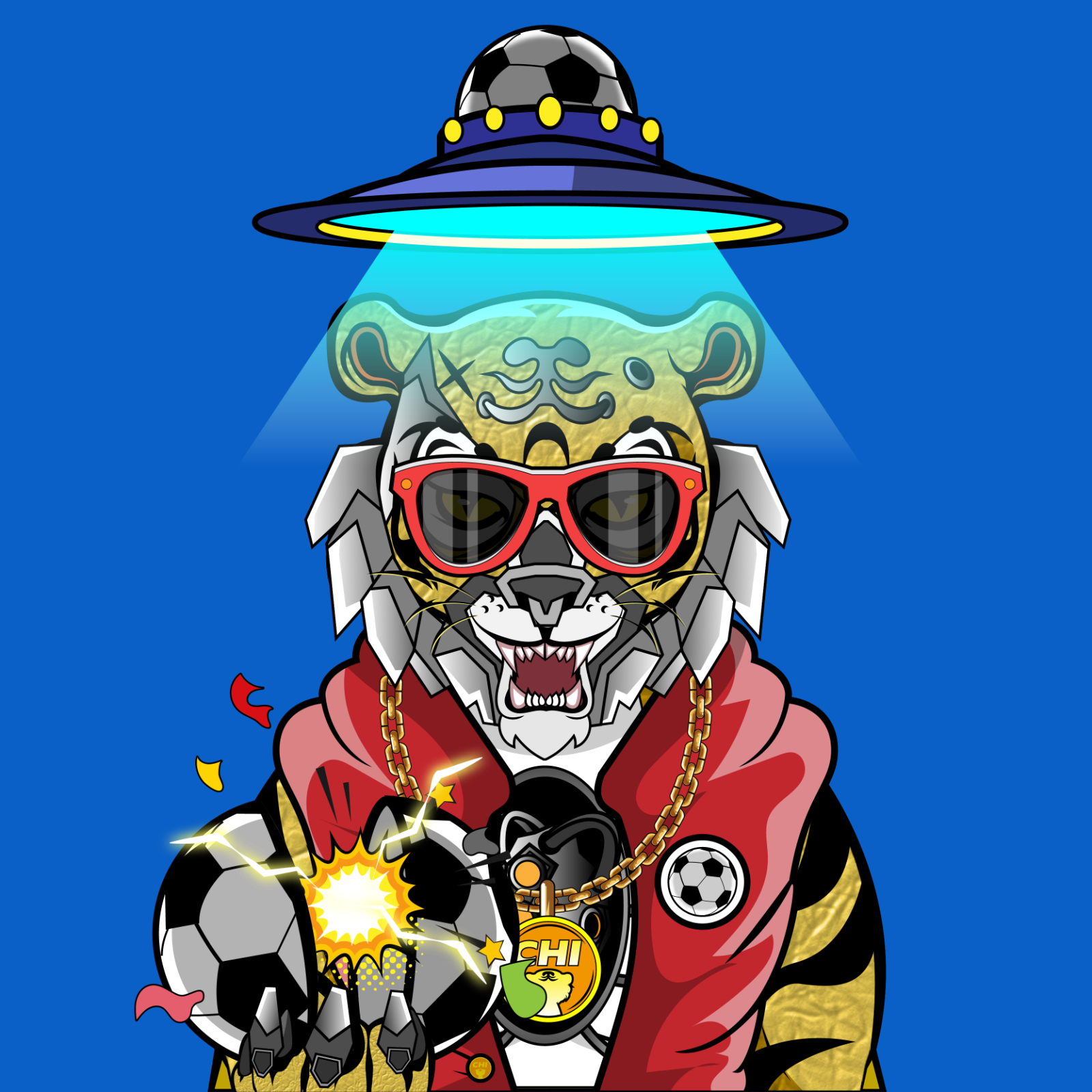 Football TigerChi #0140 NFT on Algorand