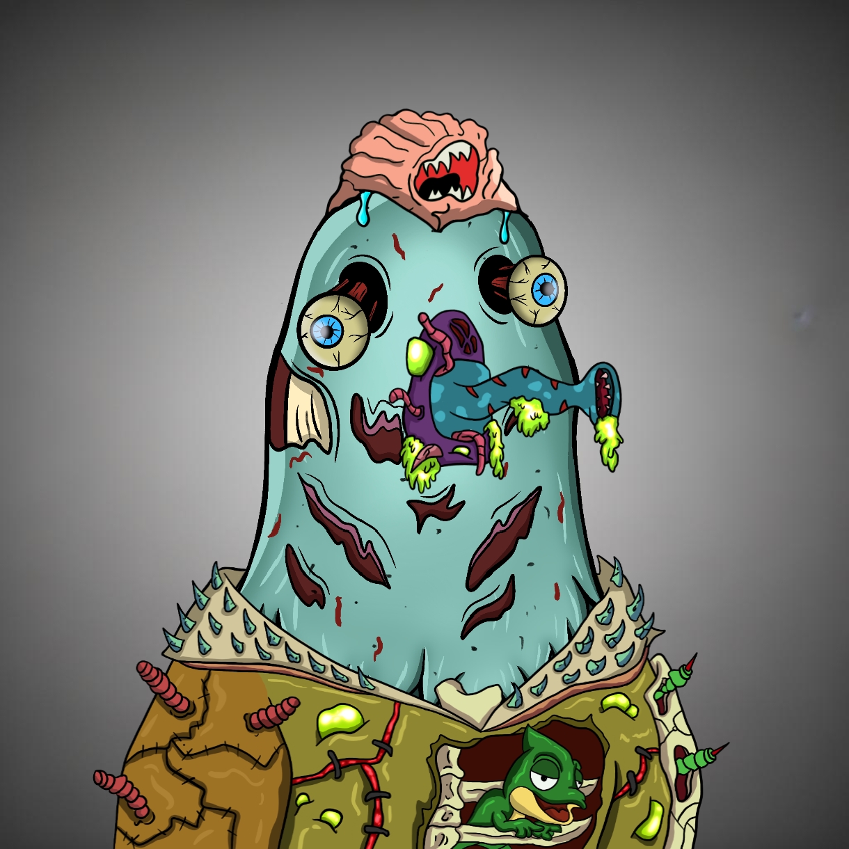 Mutant Ghetto Pigeon #660 NFT on Algorand