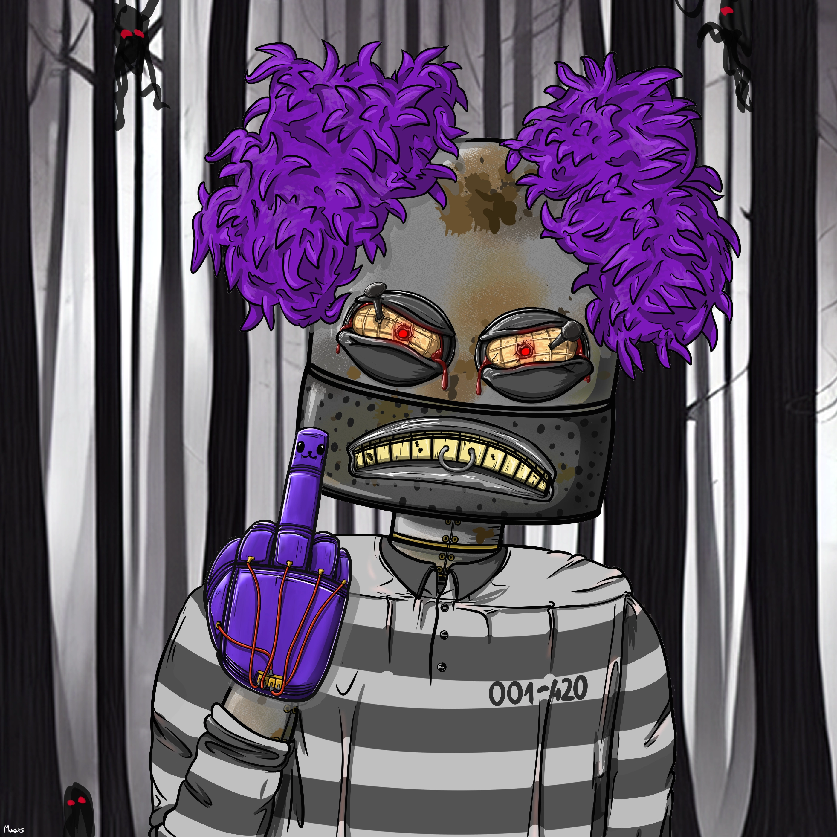 Mental Marvin #720 NFT on Algorand