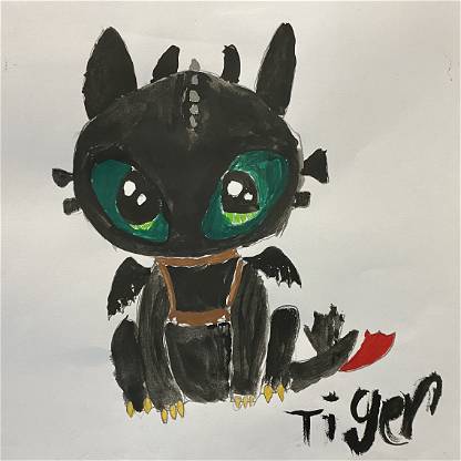 "Toothless Dragon" by Tiger