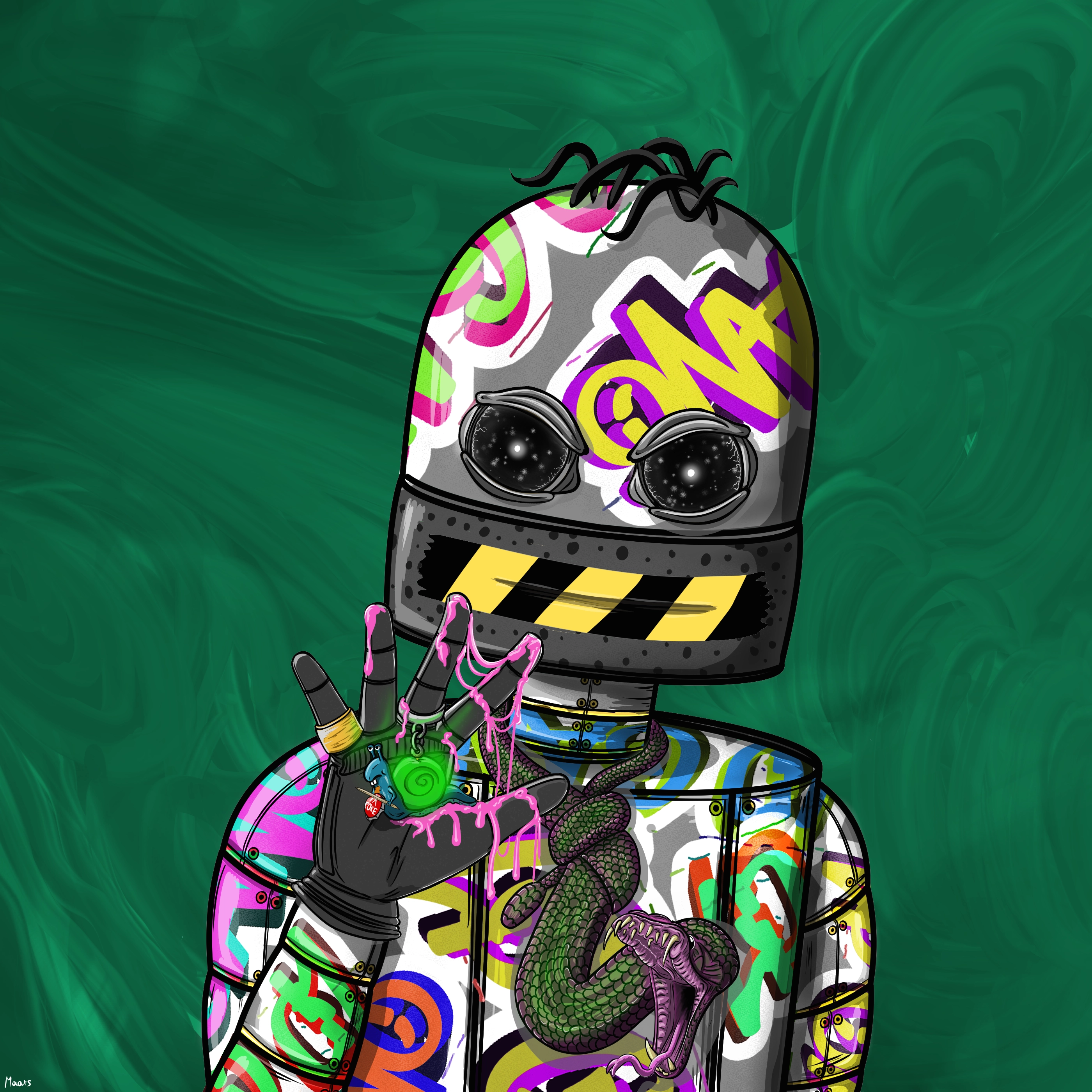Mental Marvin #891 NFT on Algorand