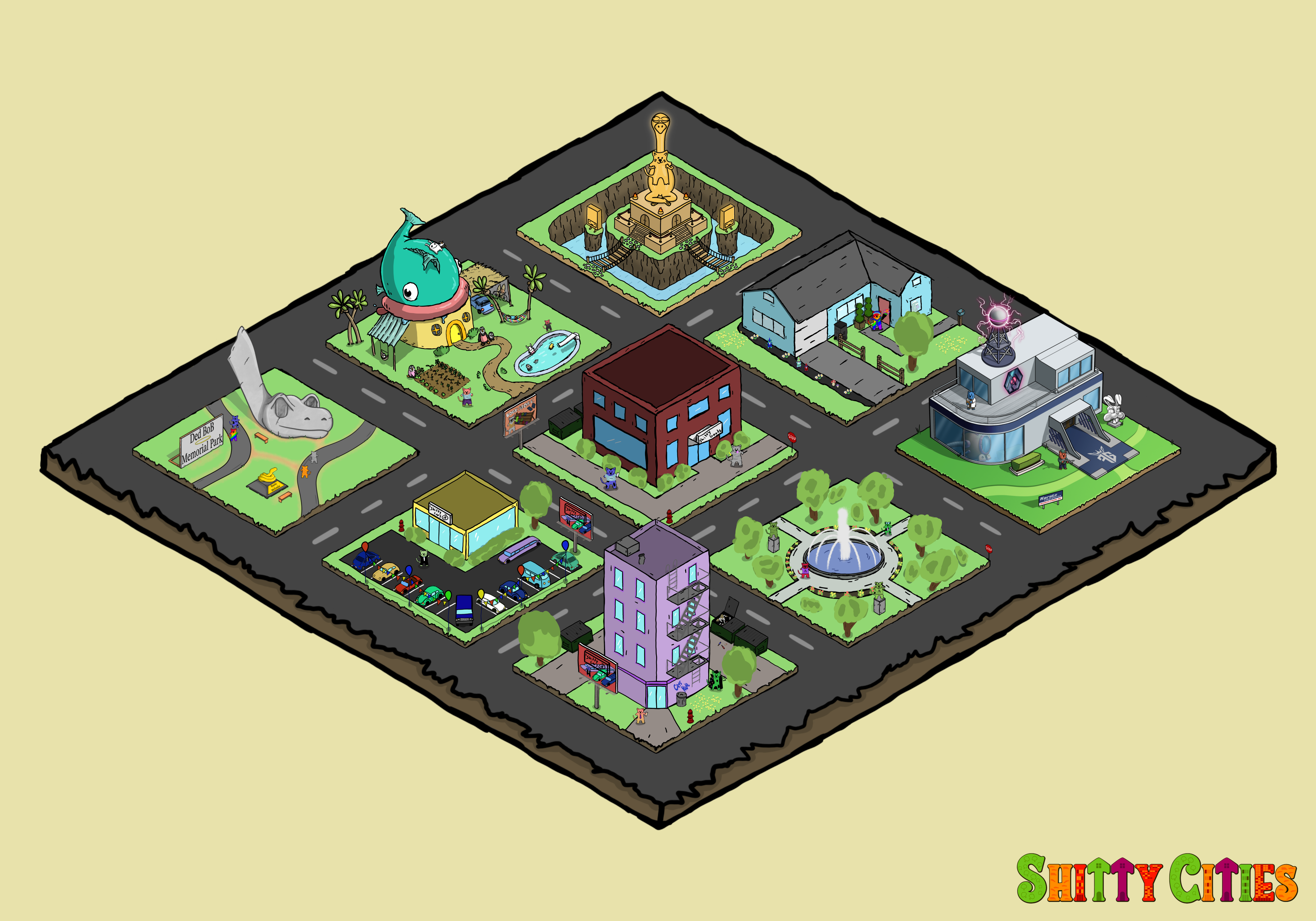 Shitty City #214 NFT on Algorand