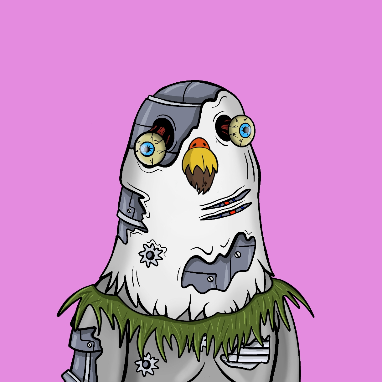 Mutant Ghetto Pigeon #483 NFT on Algorand