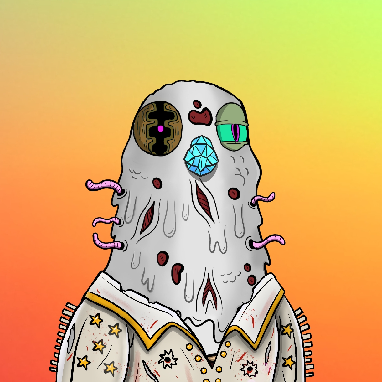 Mutant Ghetto Pigeon #377 NFT on Algorand